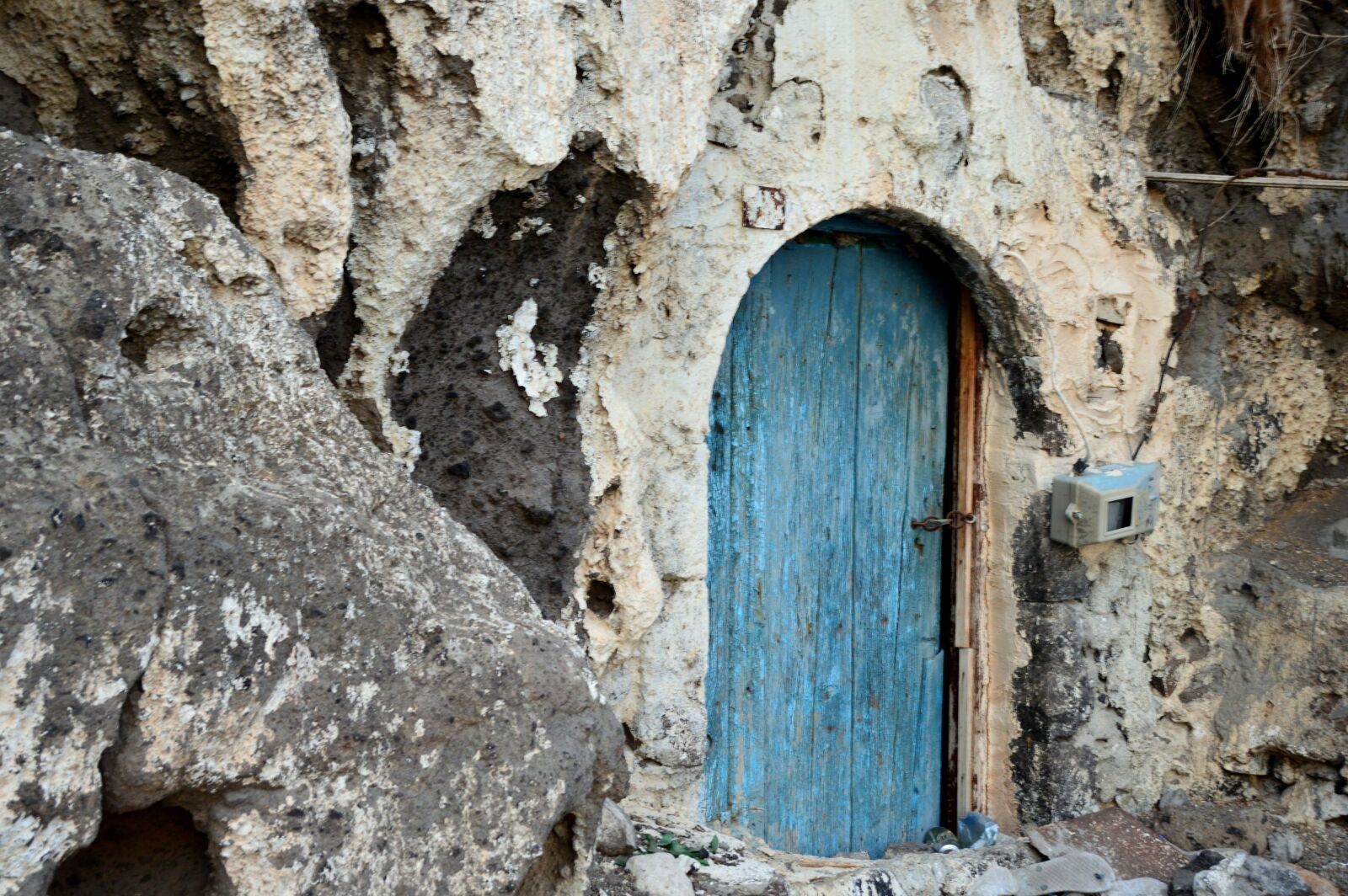 Nikon D3200 sample photo. Santorini, white, blue photography