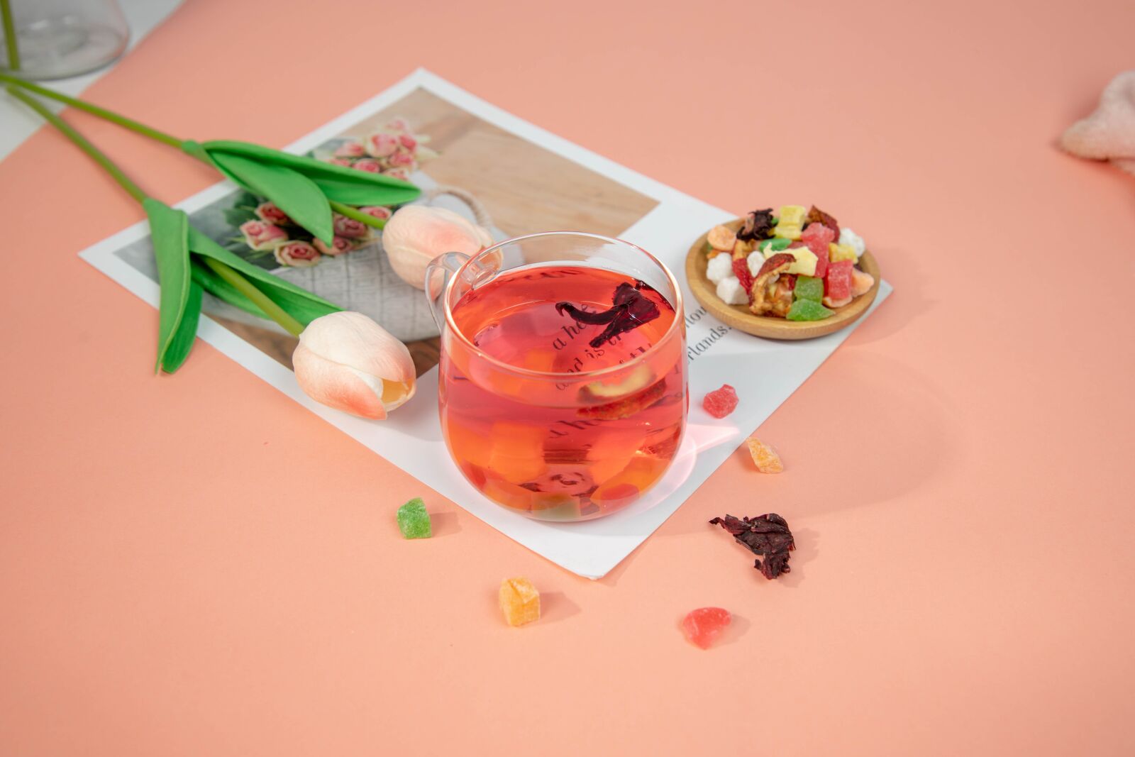 Canon EF 24-105mm F4L IS II USM sample photo. Fruits, platter, tea photography
