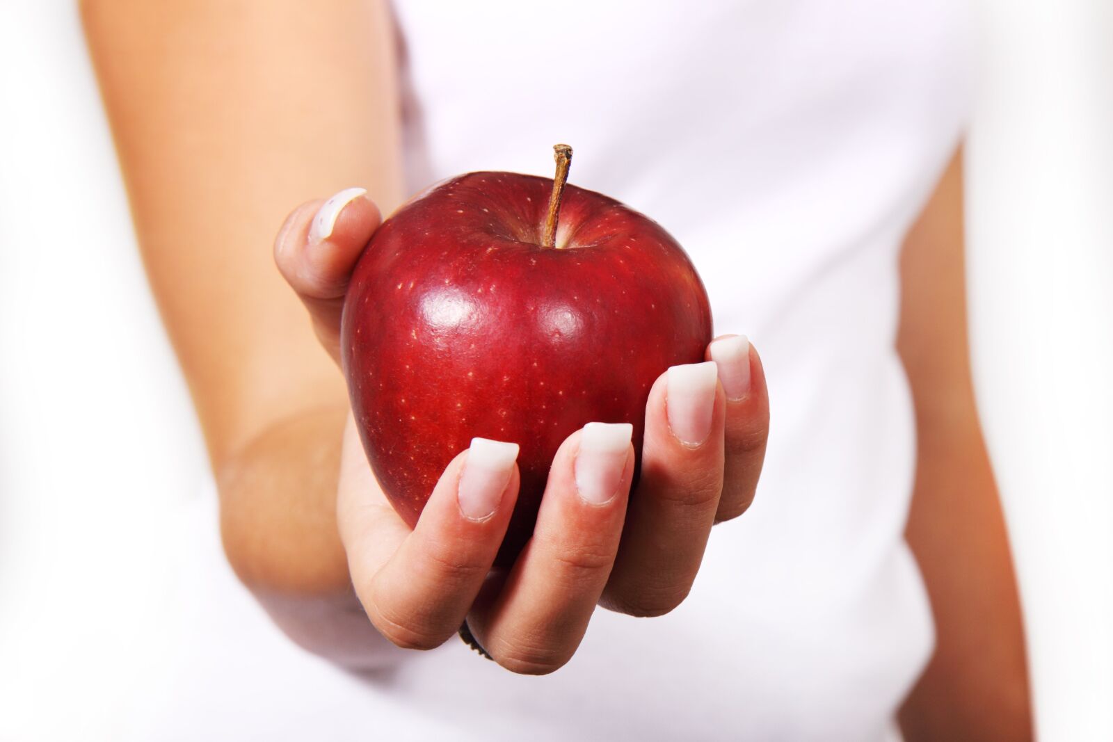 Canon EOS 50D sample photo. Food, healthy, red, woman photography