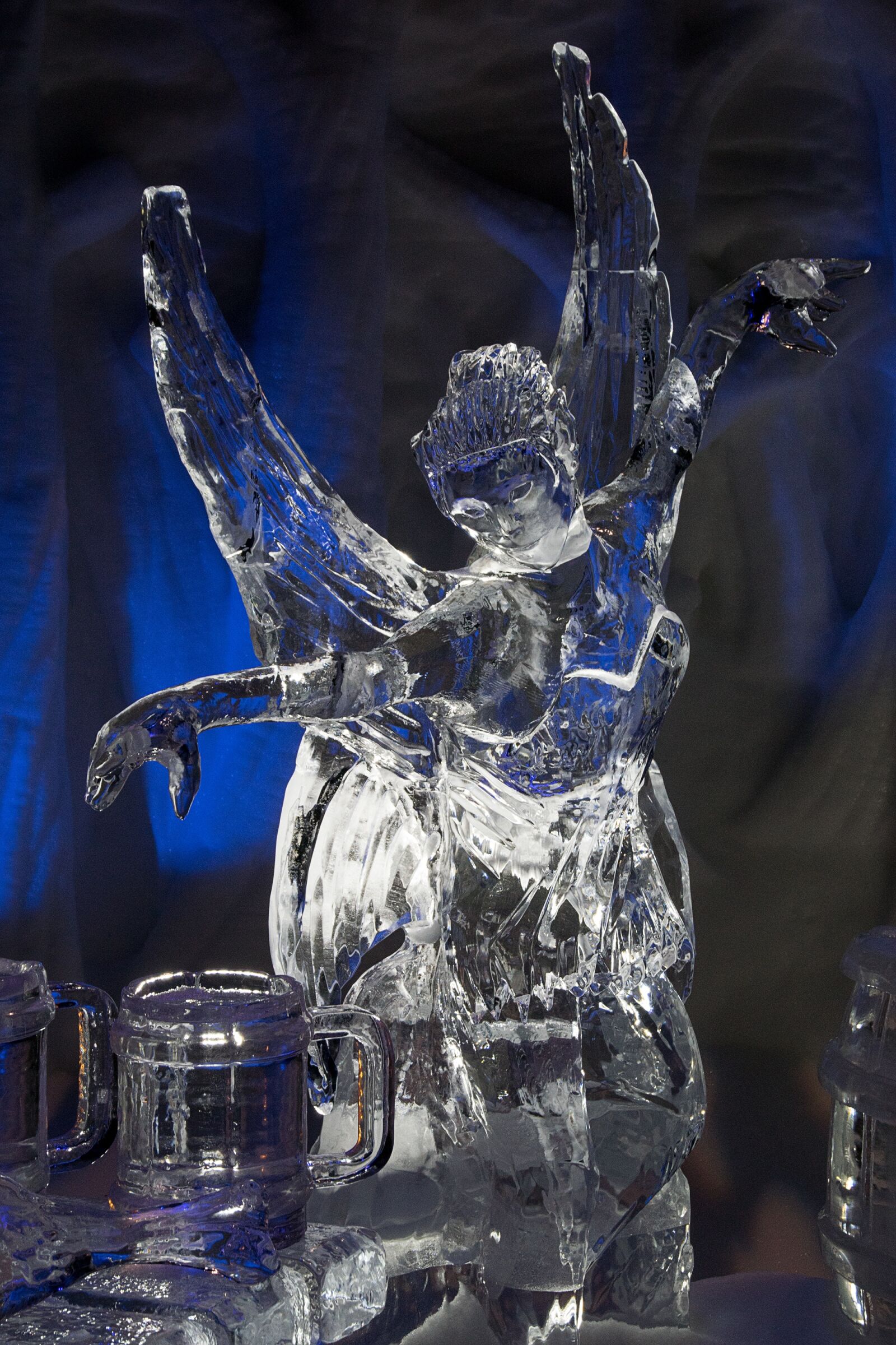 Sony ILCA-77M2 sample photo. Ice, sculpture, elf photography