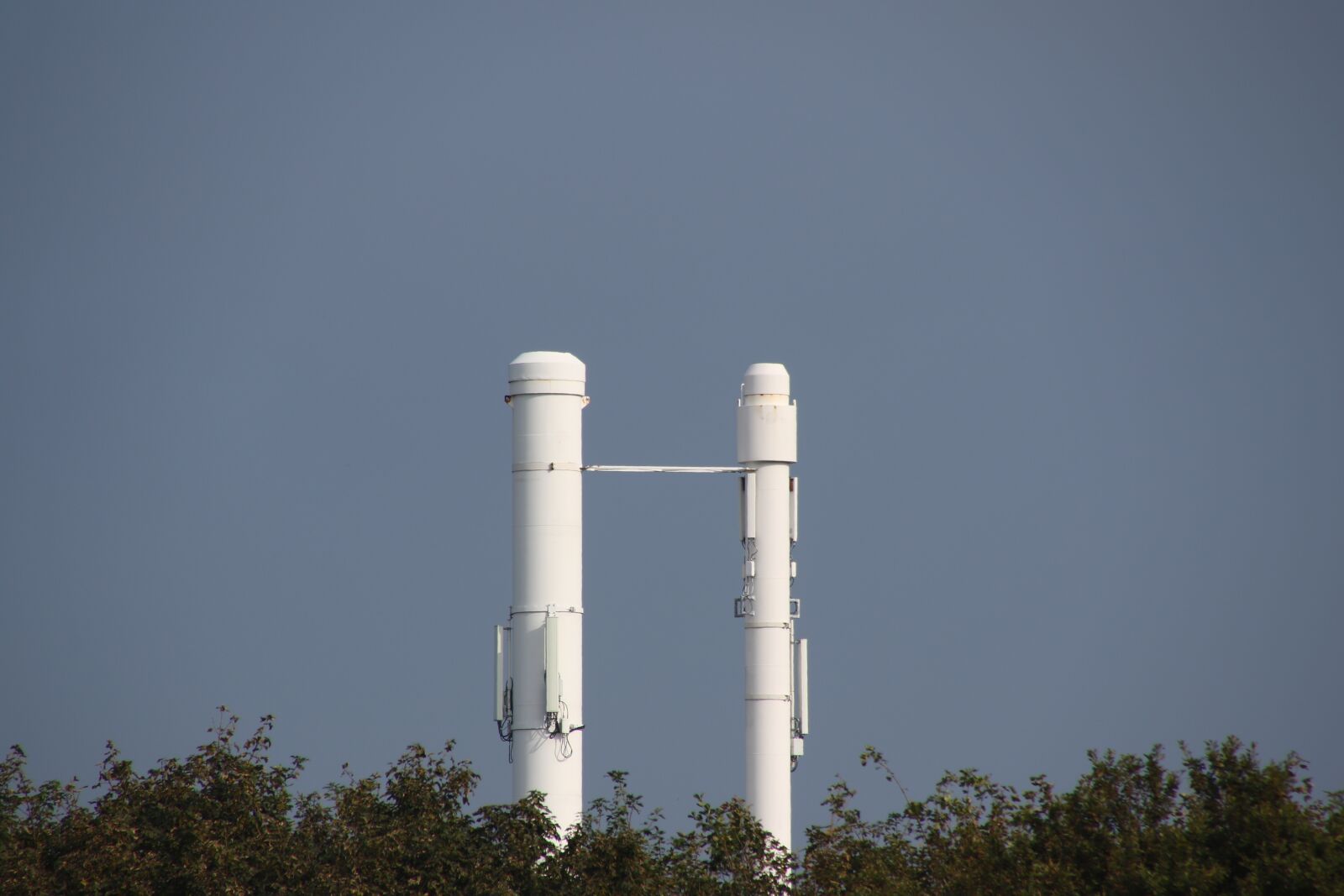 Canon EOS 7D Mark II sample photo. Chimney, sky, white photography