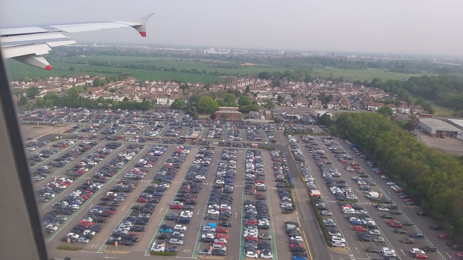 Samsung Galaxy A9 (2018) sample photo. Airplane, view, london photography