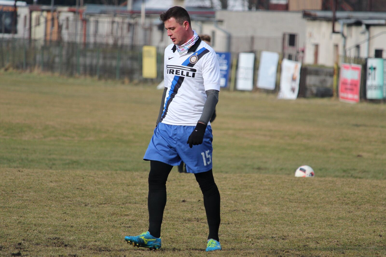 Canon EF-S 55-250mm F4-5.6 IS STM sample photo. Football, footballer, player photography