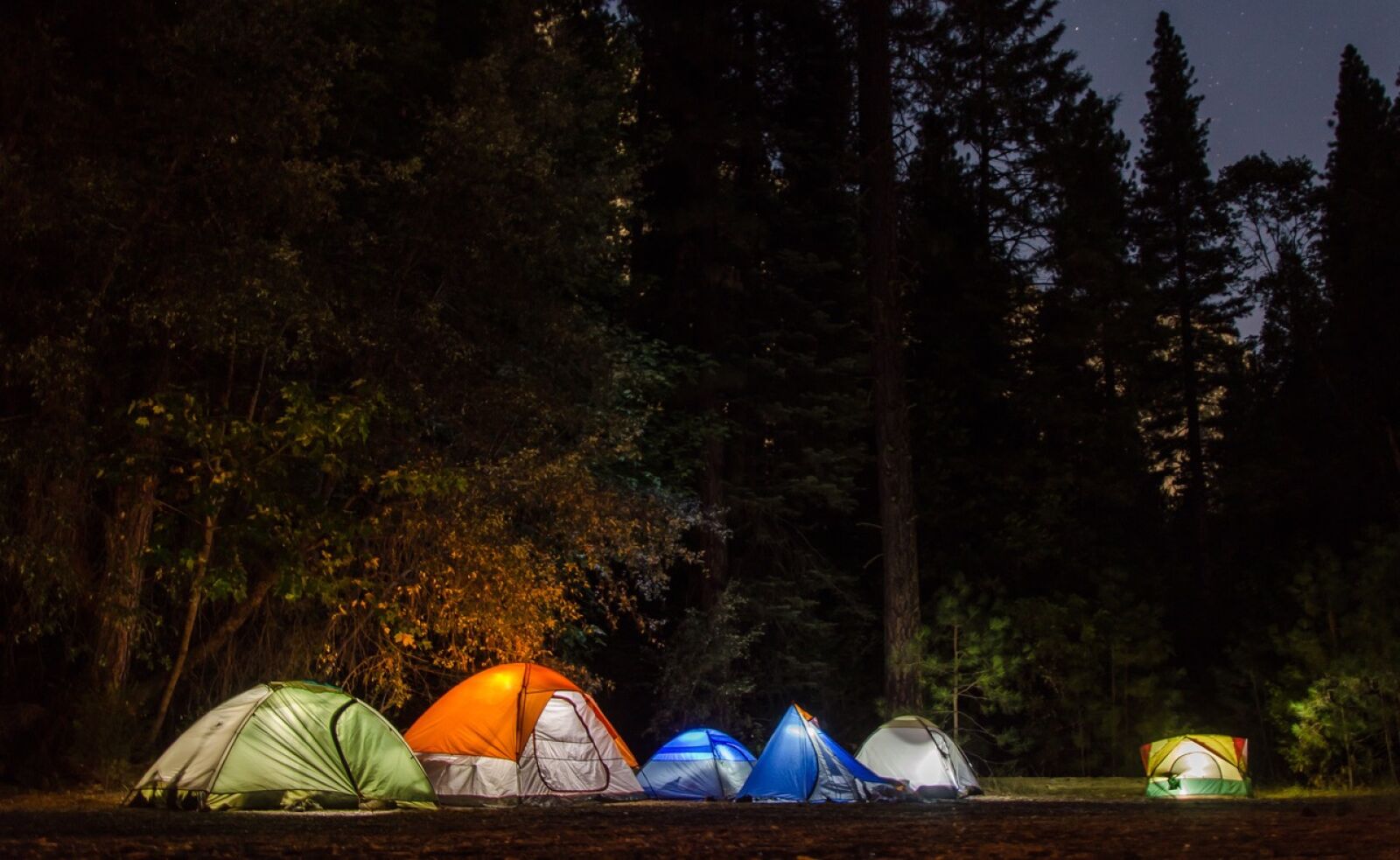 Nikon D5100 sample photo. Six, camping, tents, in photography