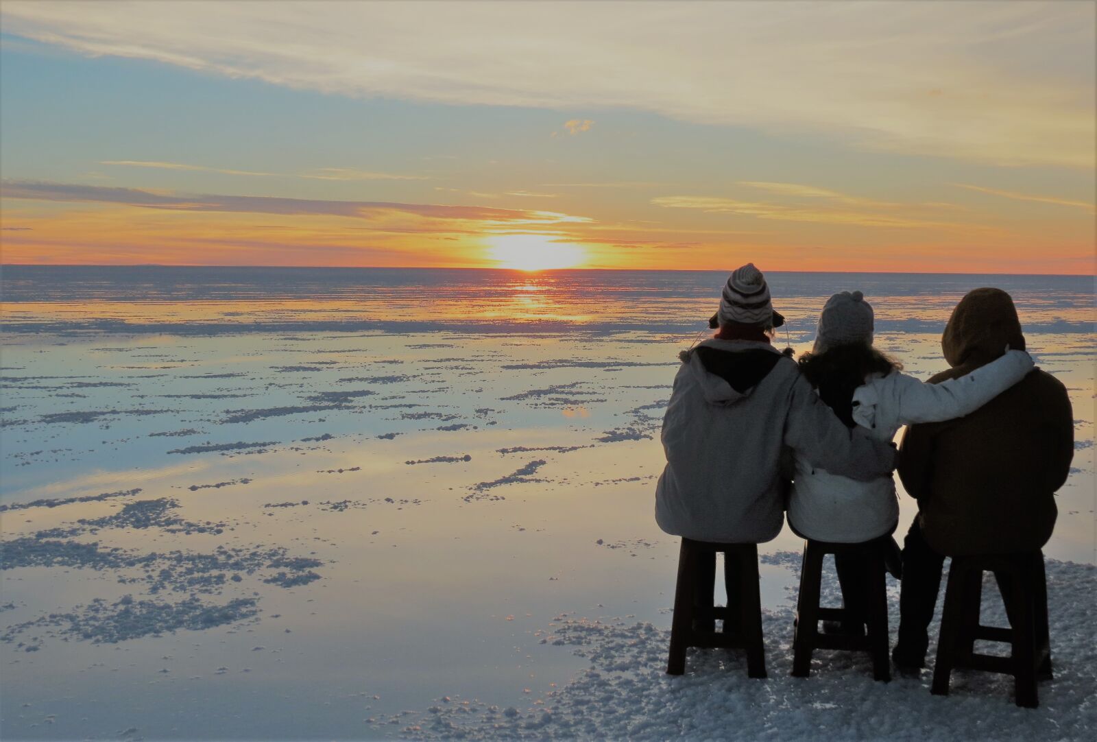 Canon PowerShot SX40 HS sample photo. Sunset, salar uyuni, family photography