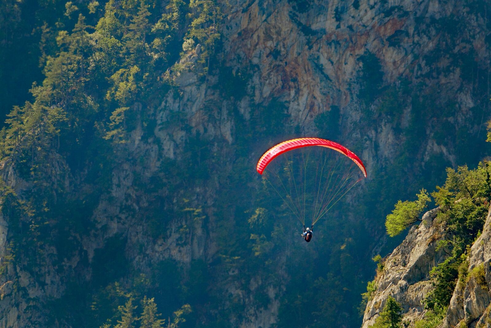 Sony Cyber-shot DSC-RX10 III sample photo. Paragliding, sky, landscape photography
