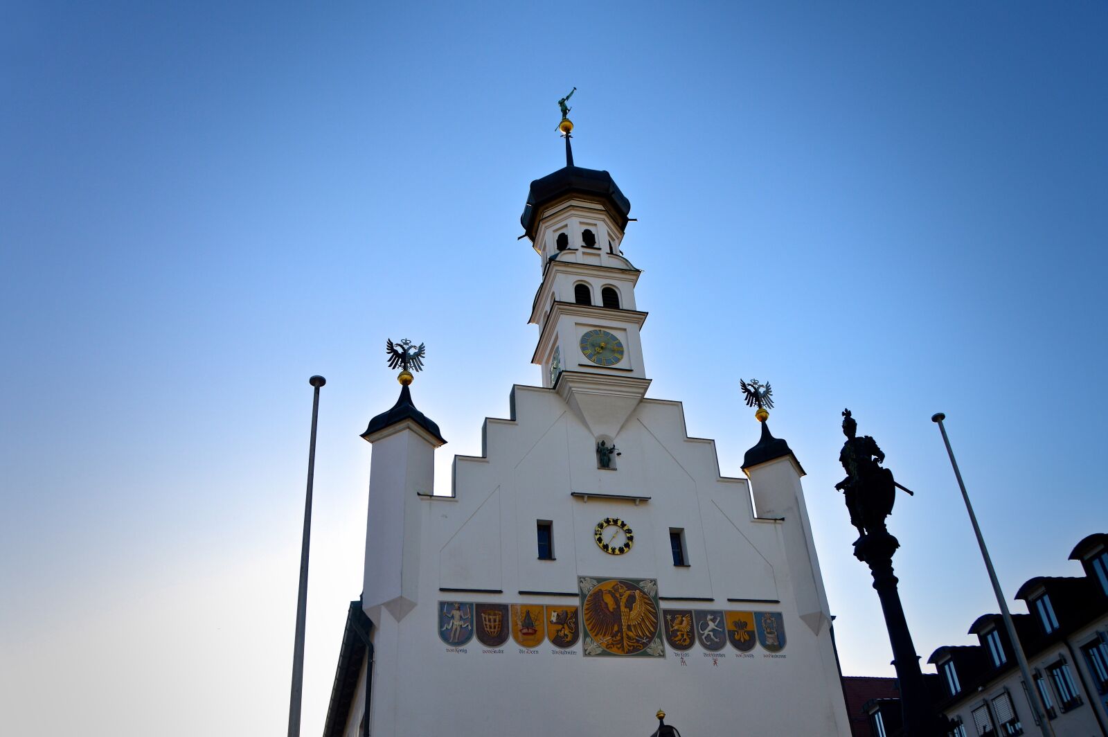 Nikon D3200 sample photo. Architecture, bell tower, kempten photography