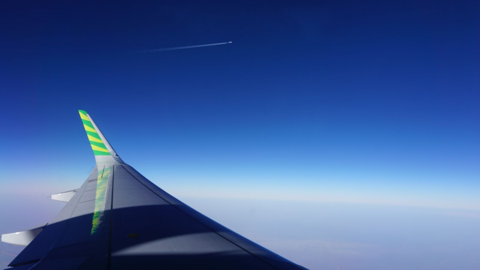 Sony a6000 sample photo. Skyline, airplane, sky photography