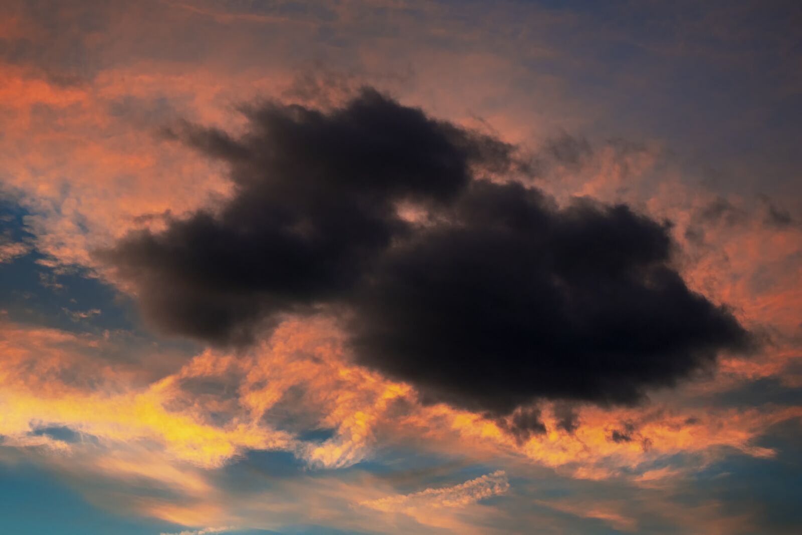 Nikon D3300 sample photo. Sky, clouds, orange photography