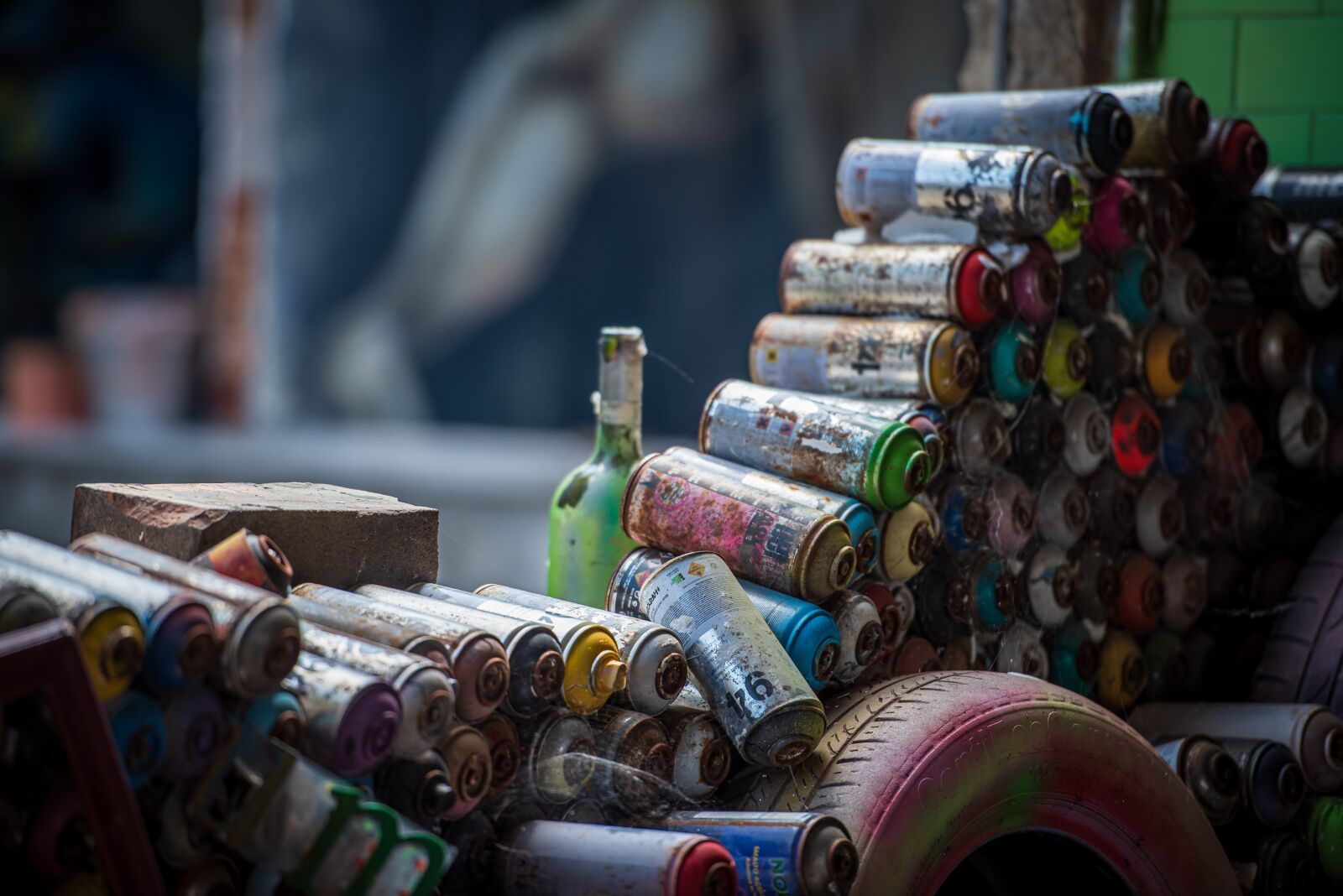 Nikon D750 sample photo. Color, colors, cans photography