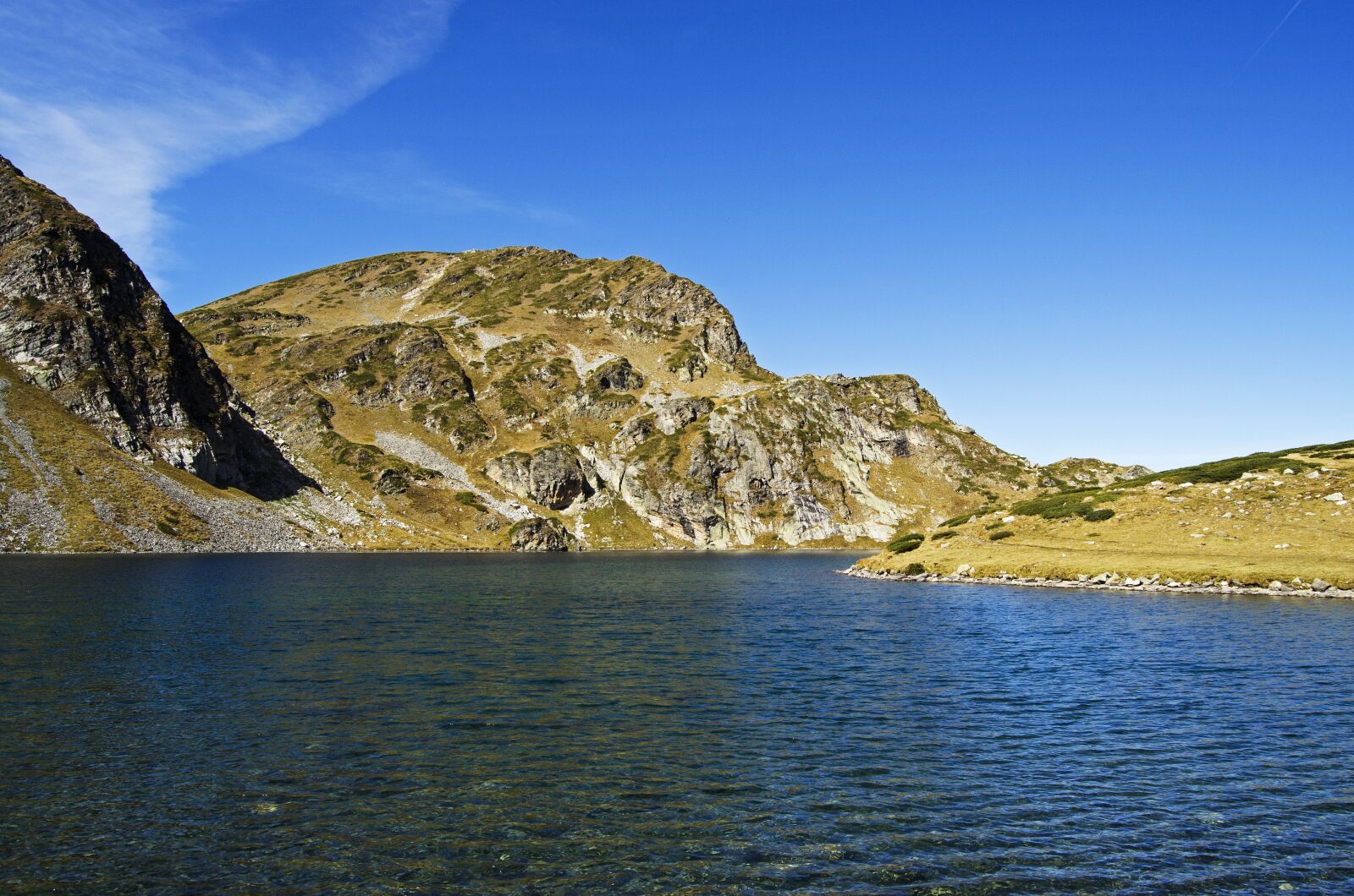 Nikon D5100 sample photo. Bulgaria, alpine lake, blue photography