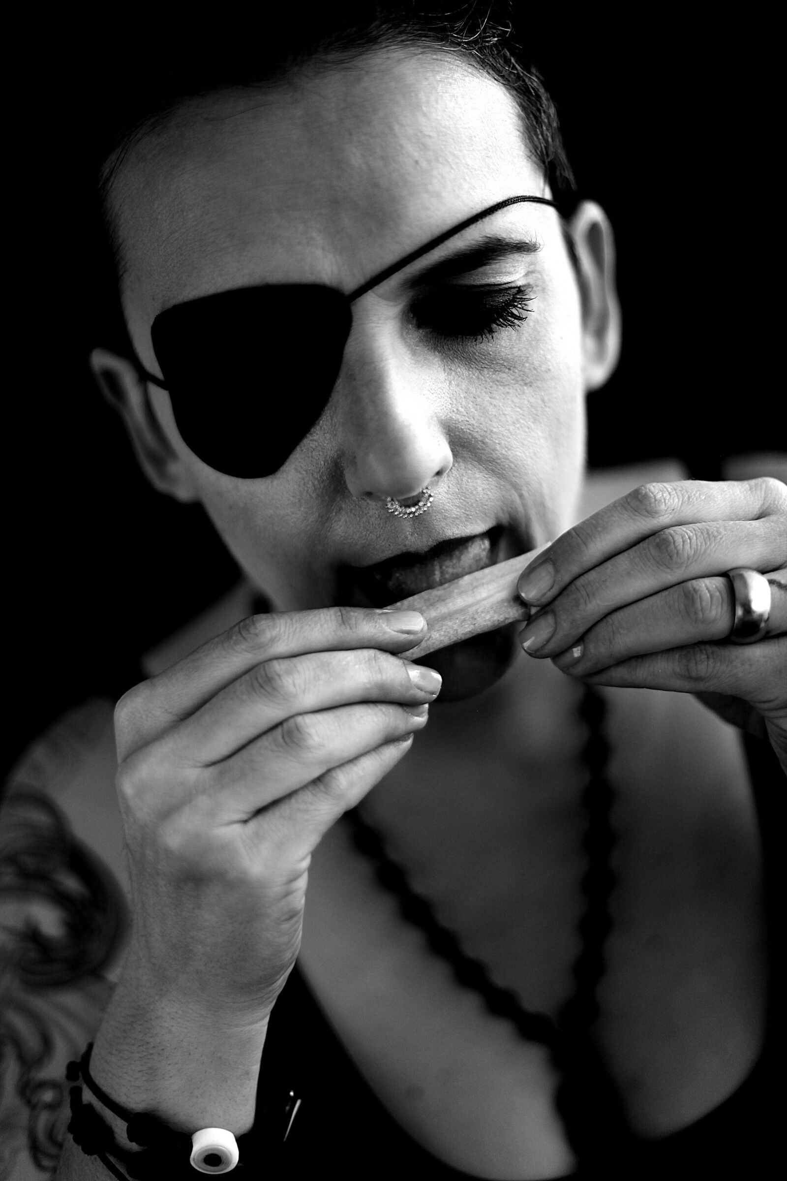 Canon EOS 5D Mark II sample photo. Black and white, rolling photography