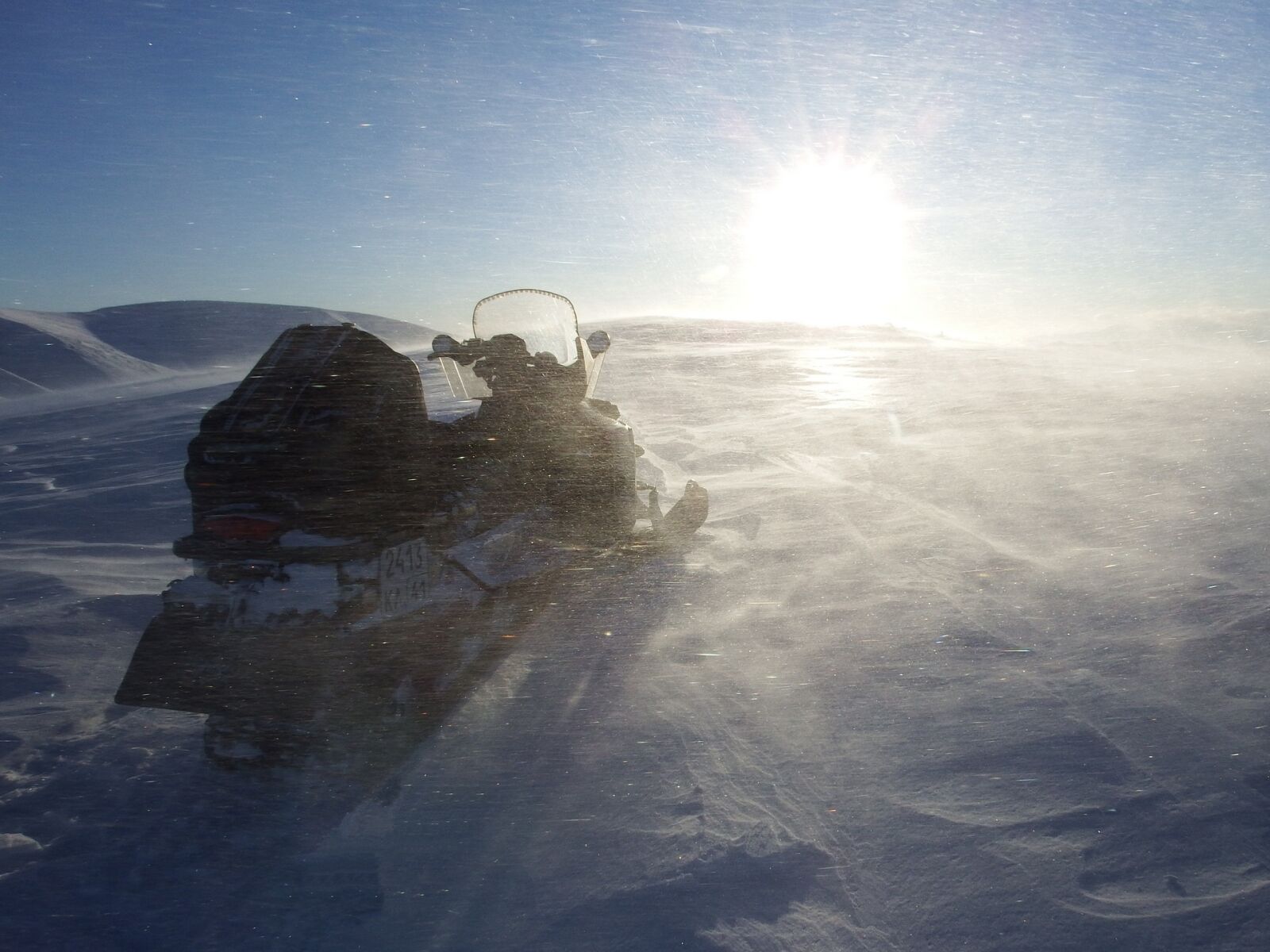 Fujifilm FinePix S1 sample photo. Blizzard, mountains, wind photography