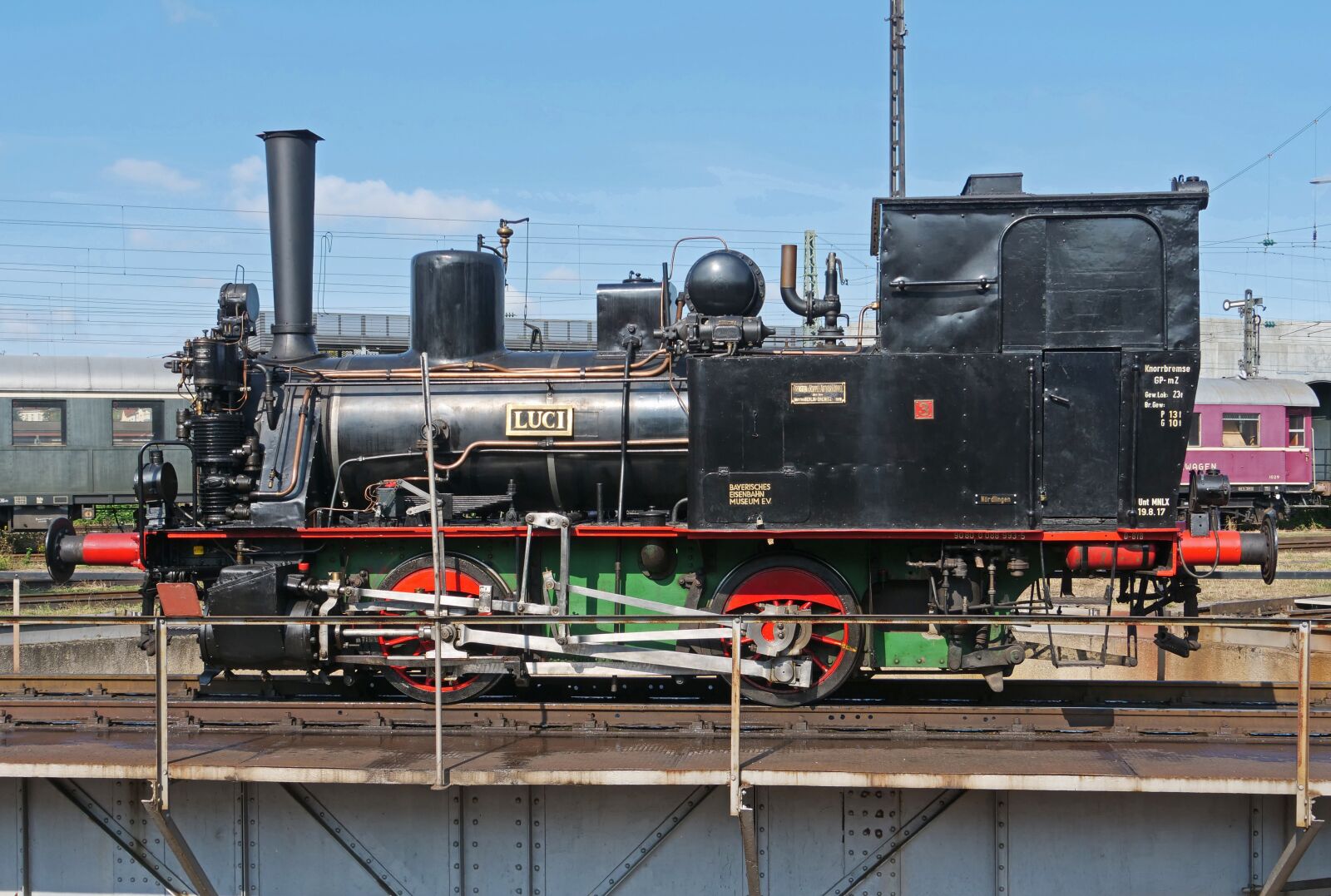 Panasonic Lumix DC-G9 sample photo. The bavarian railway museum photography