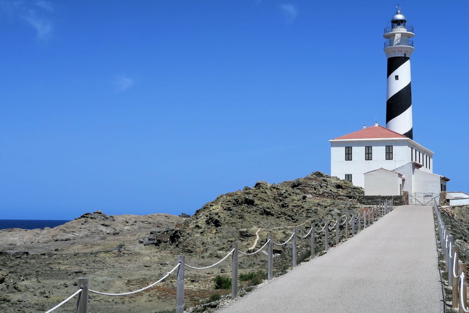 Canon PowerShot G7 X sample photo. Side, lighthouse, minorca photography