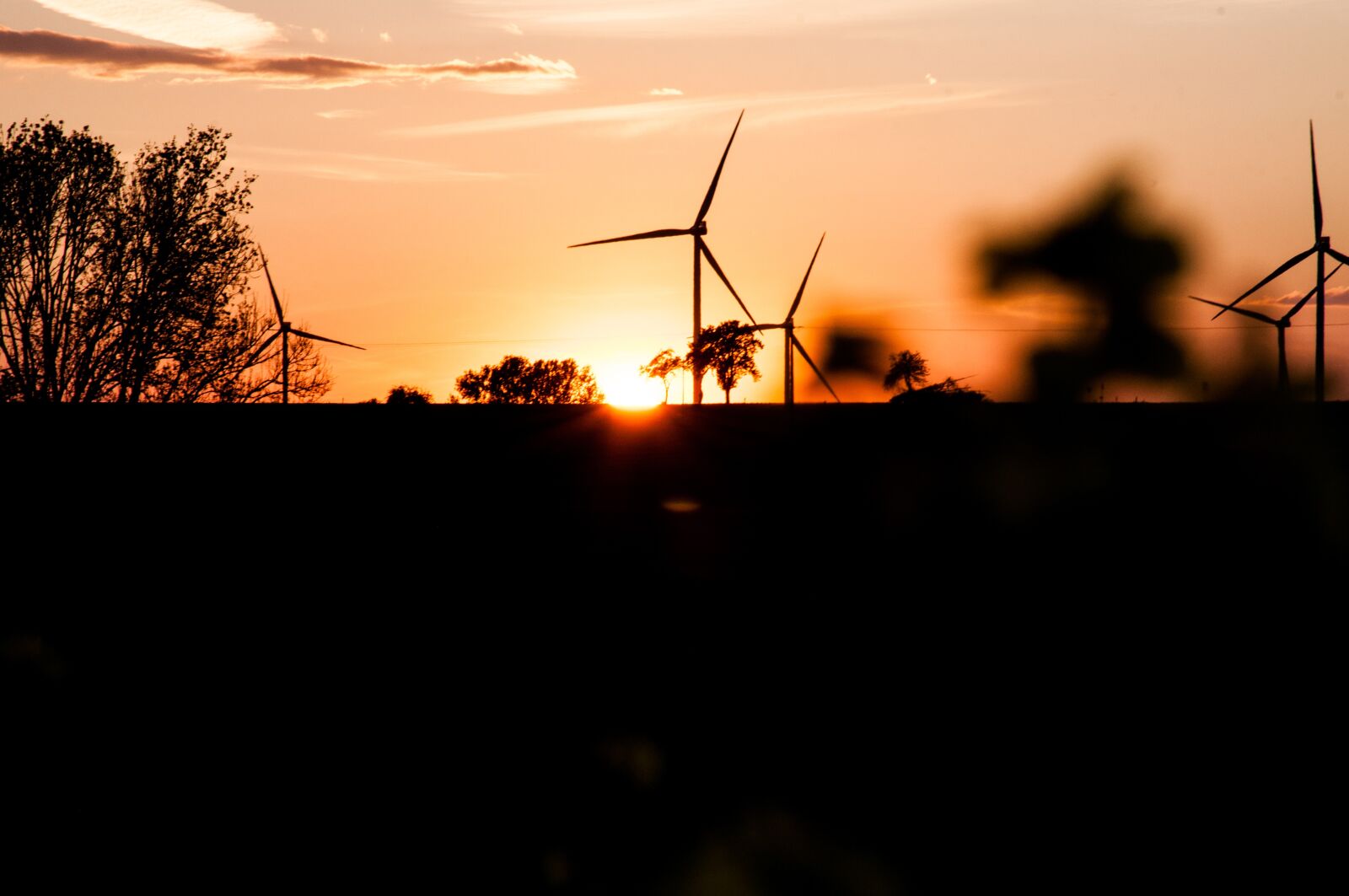Nikon D90 sample photo. Sunset, afterglow, pinwheel photography