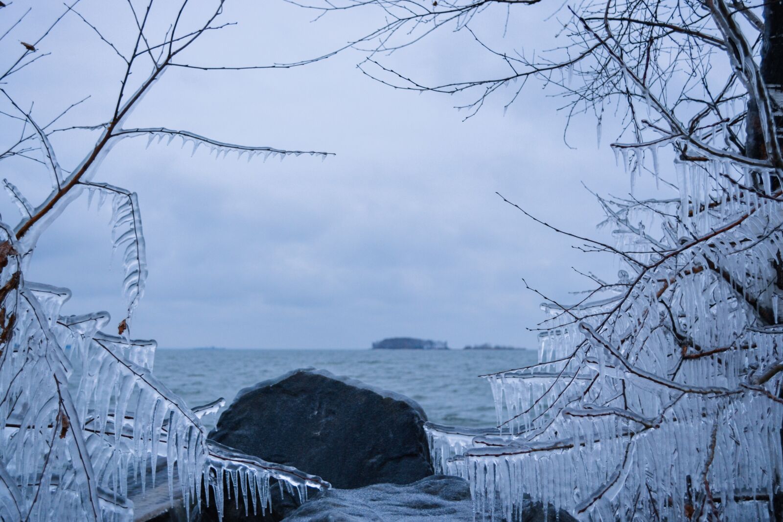Nikon D5200 sample photo. Sea, winter, snow photography