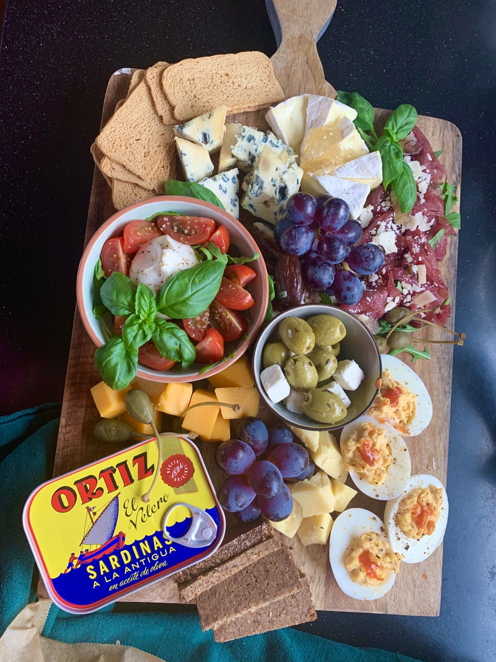 Apple iPhone XR sample photo. Antipasti, parma, appetizers photography