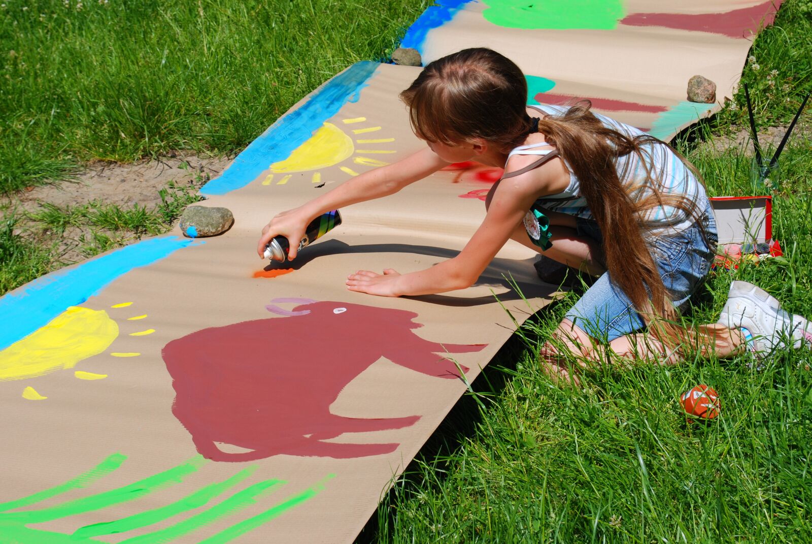Nikon D80 sample photo. Painting, child, arts photography