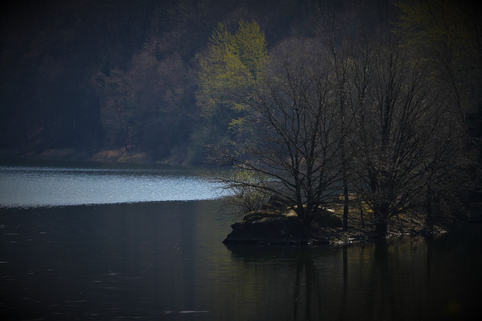 Canon EOS 7D sample photo. Dam, water, island photography