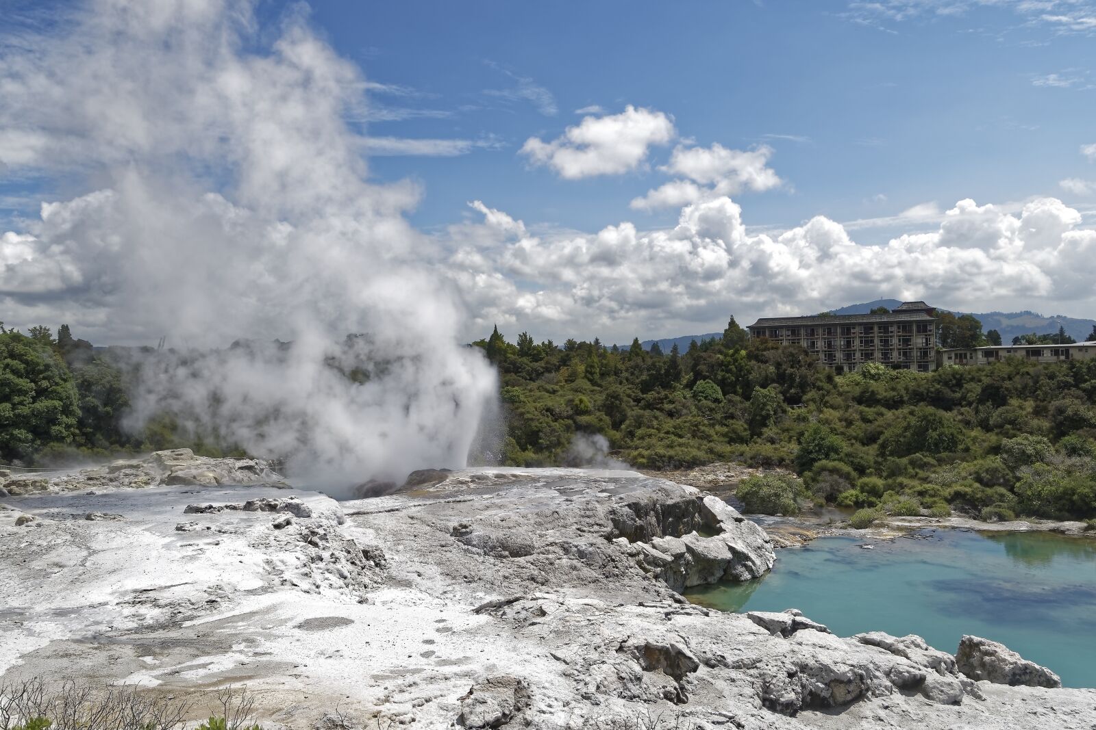 Nikon D500 sample photo. New zealand, pohutu geyser photography