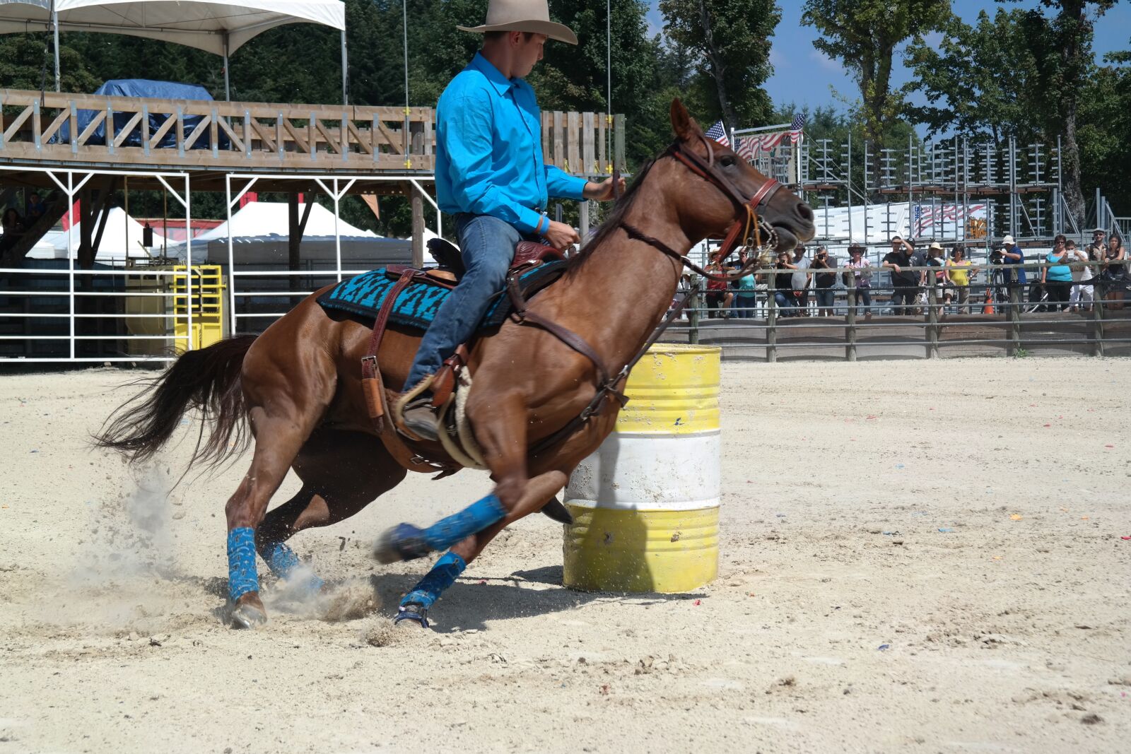 Samsung NX300 sample photo. Equiblues, rodeo, barel racing photography