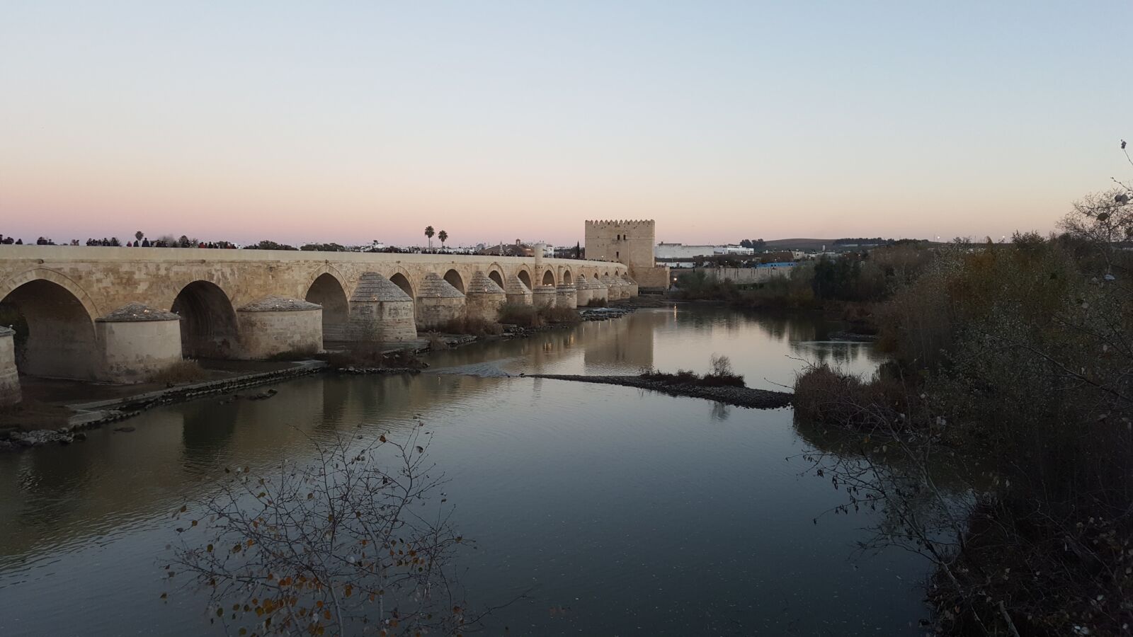 Samsung Galaxy S6 sample photo. Cordoba, bridge, dusk photography