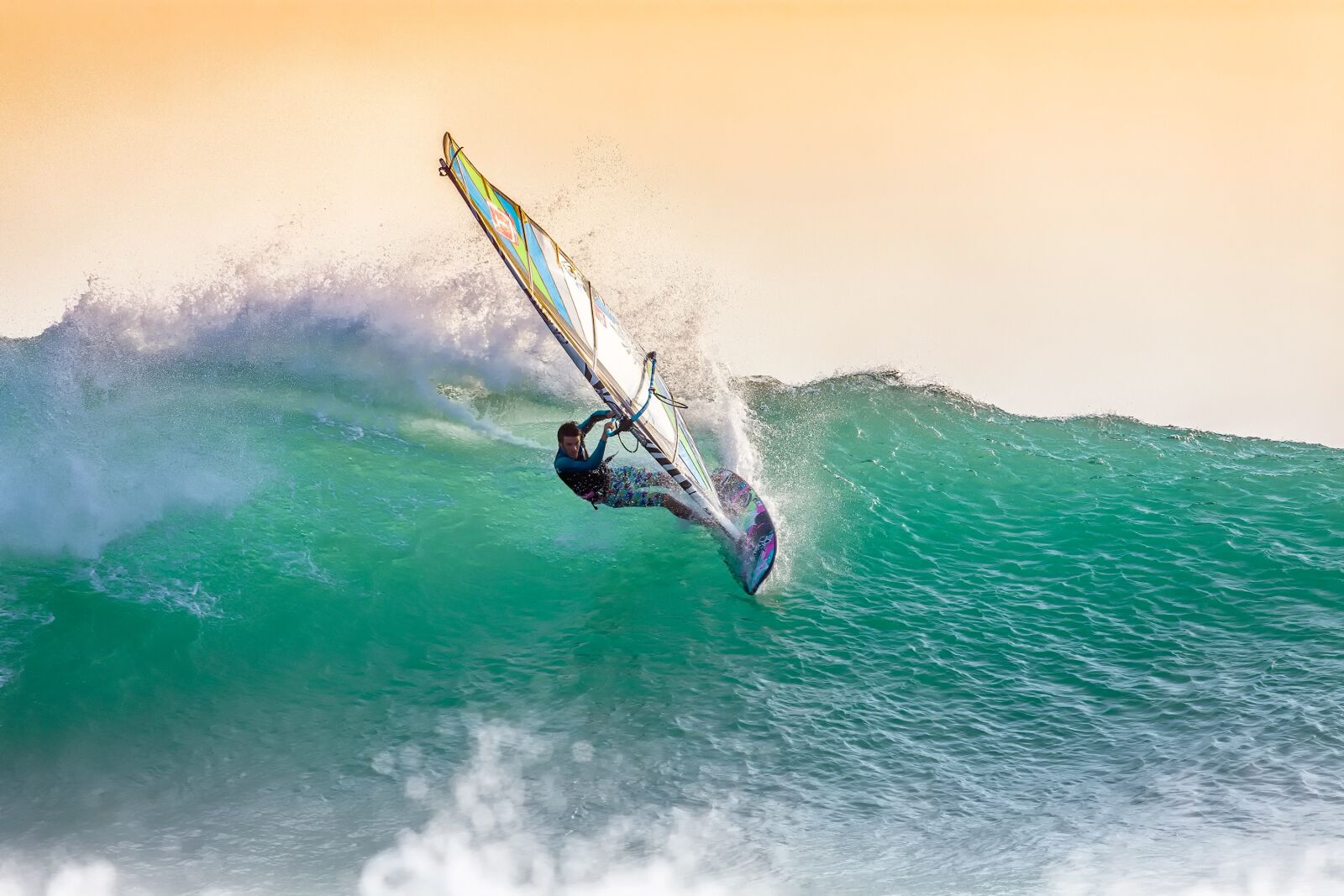 Canon EOS 5D Mark II sample photo. Windsurfing, big waves, at photography