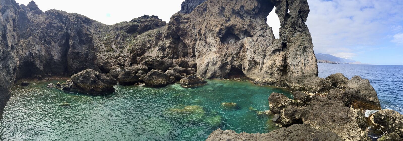 iPhone 6 back camera 4.15mm f/2.2 sample photo. Panoramic, tenerife, landscape photography