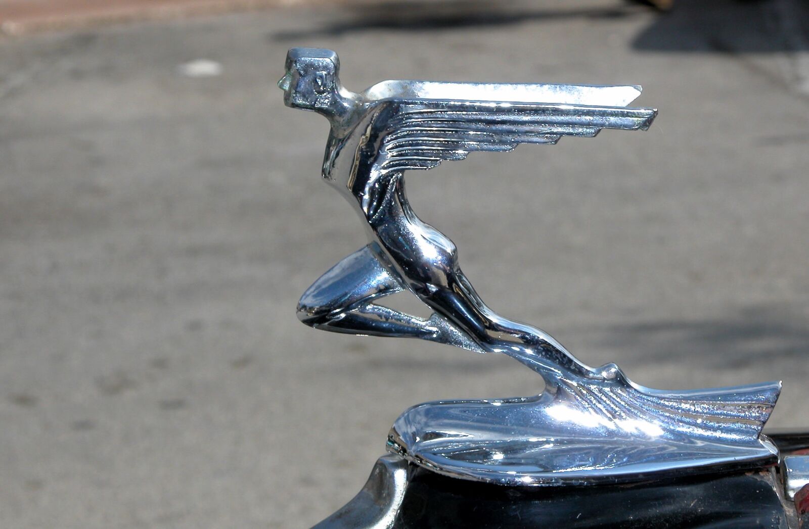 Nikon E5700 sample photo. Vintage, hood ornament, antique photography