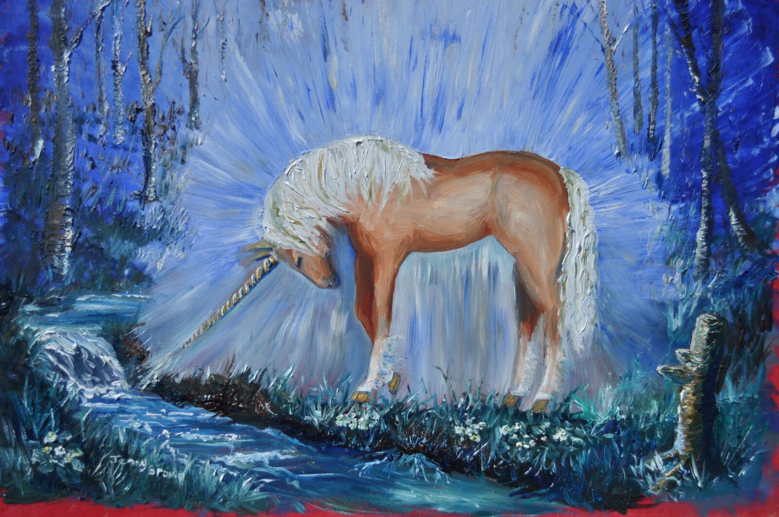 Nikon D5000 sample photo. Unicorn, shining, fantasy photography