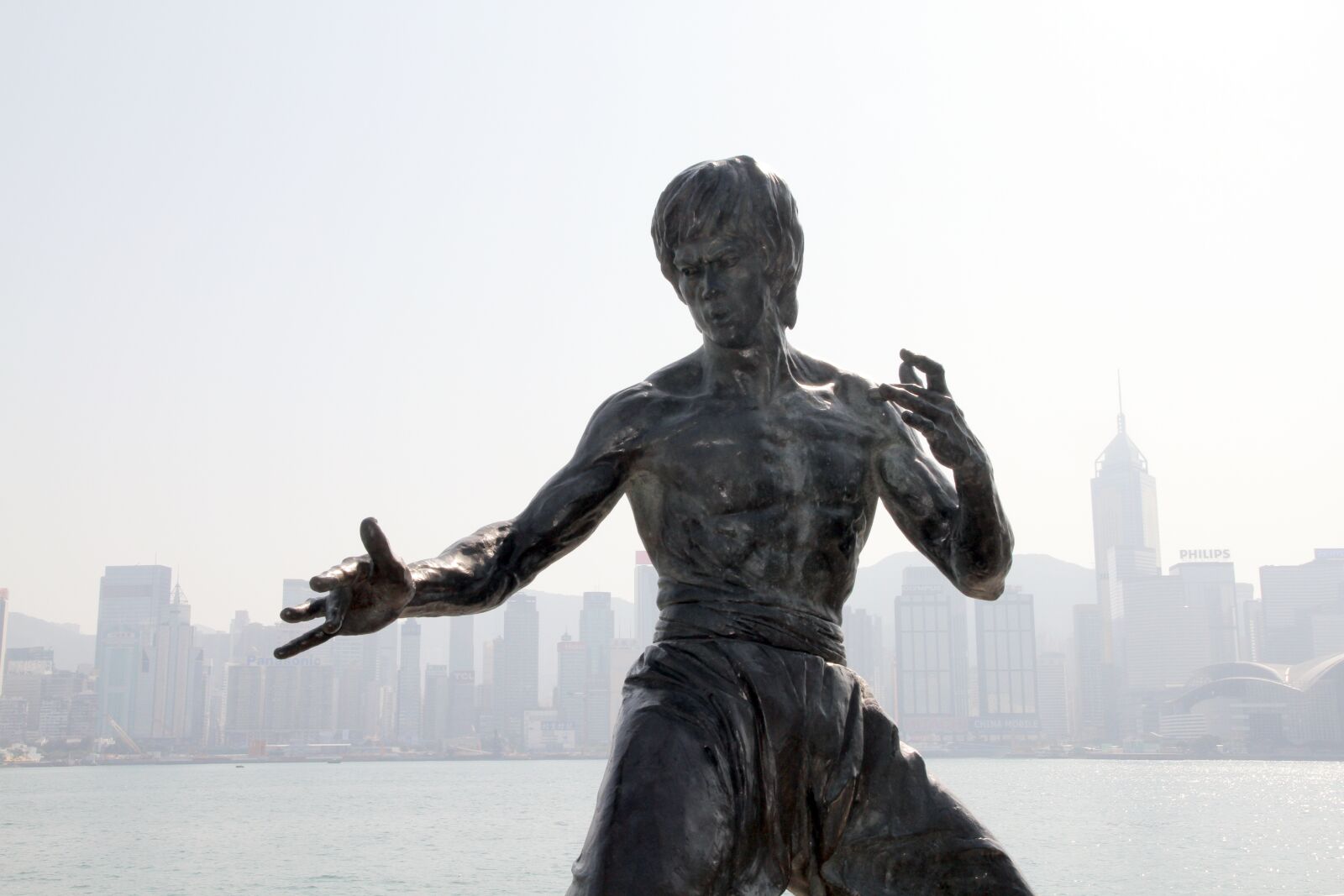 Canon EOS 7D sample photo. Bruce lee, statue, monument photography
