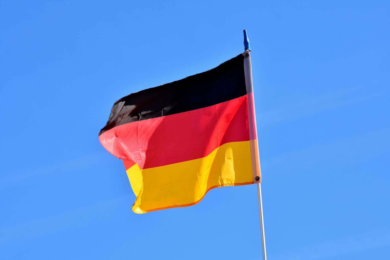 Nikon D7200 sample photo. Flag, german, stripes photography