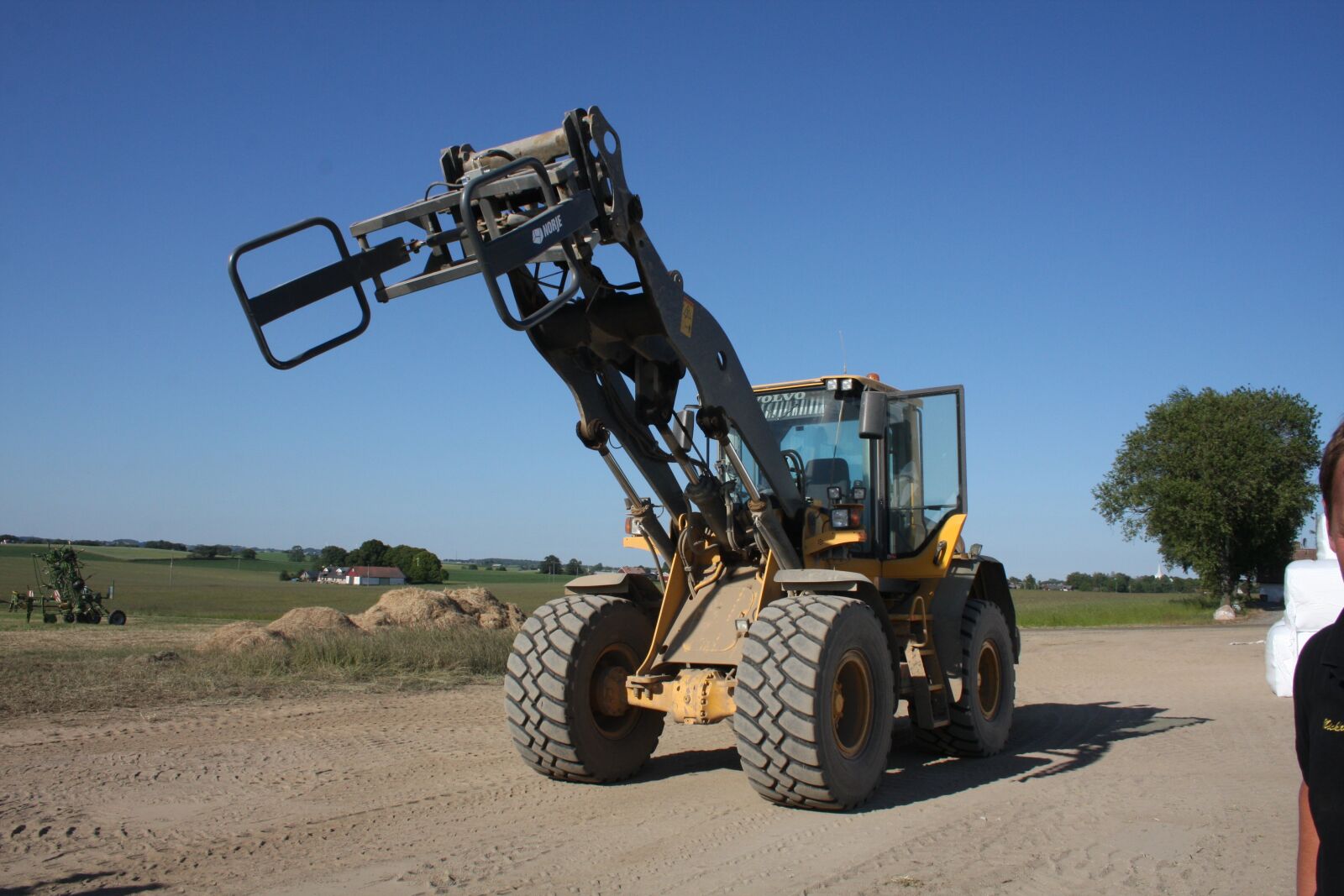 Canon EOS 40D sample photo. Tractor, the loader, machine photography