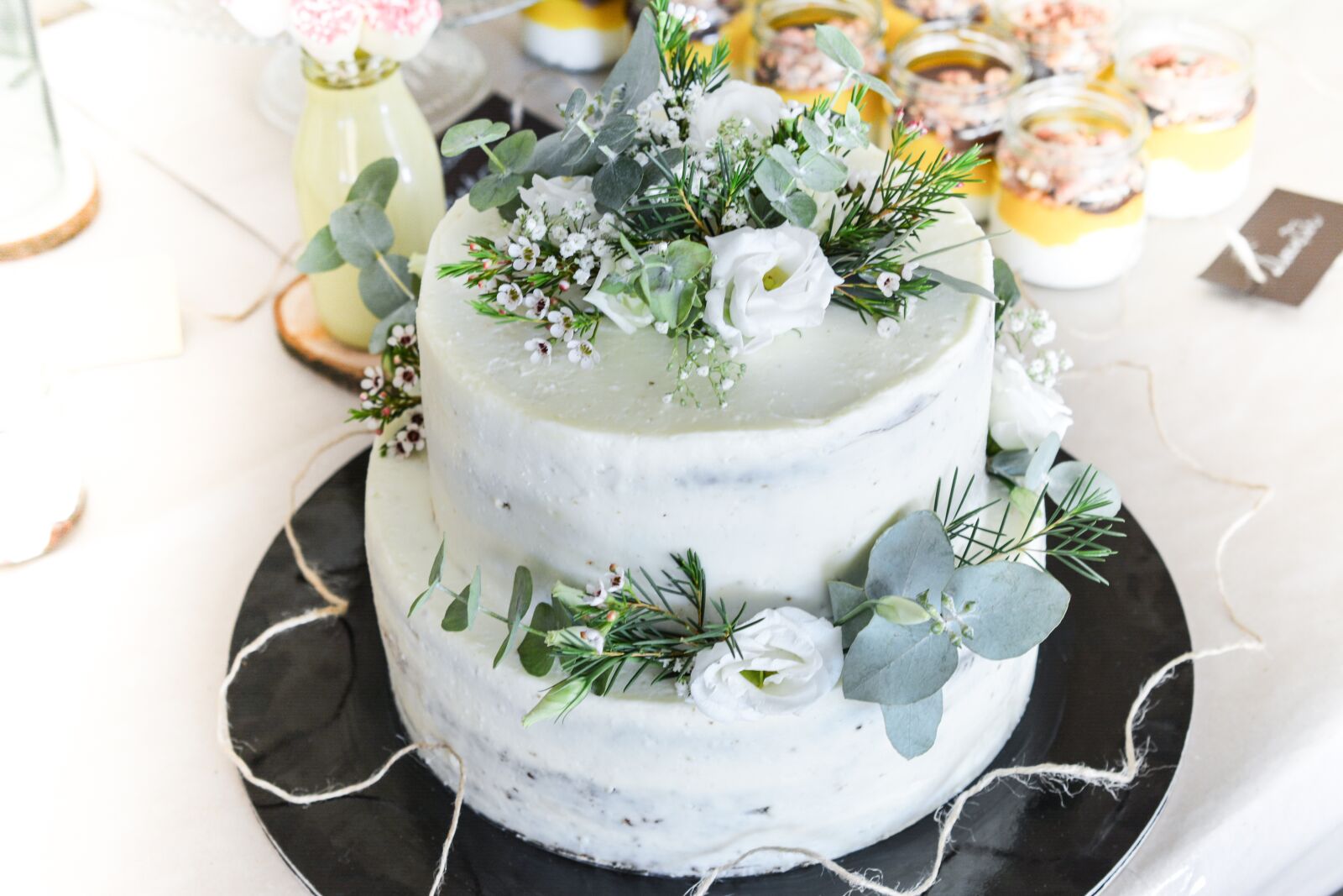 Nikon D5200 sample photo. Cake, wedding, wedding cake photography