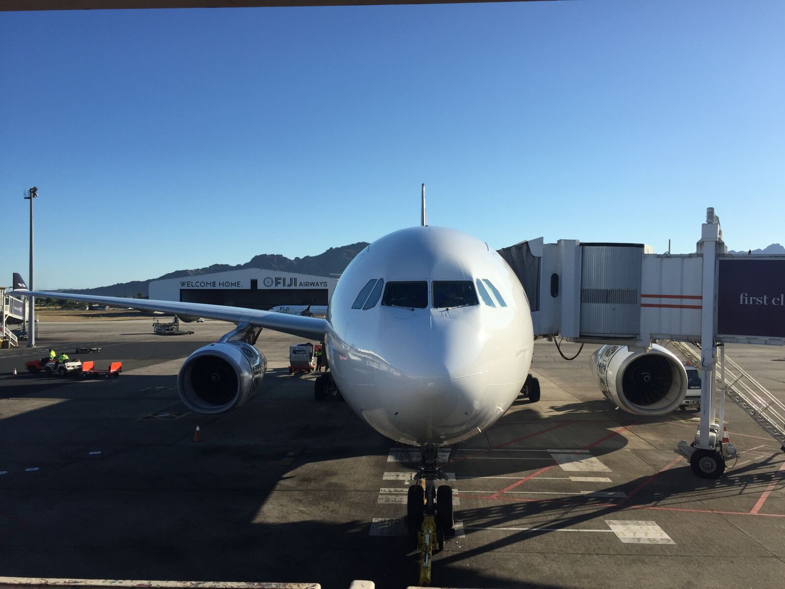 Apple iPhone 6 sample photo. Airport, fiji, aircraft photography