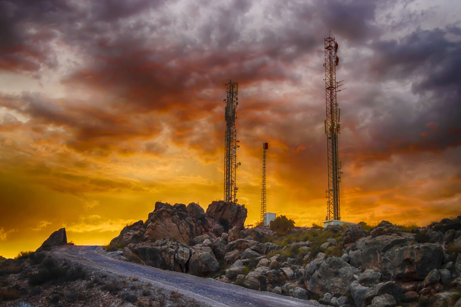 Nikon D3200 sample photo. Telecommunication antennas, telecommunications, transmitter photography