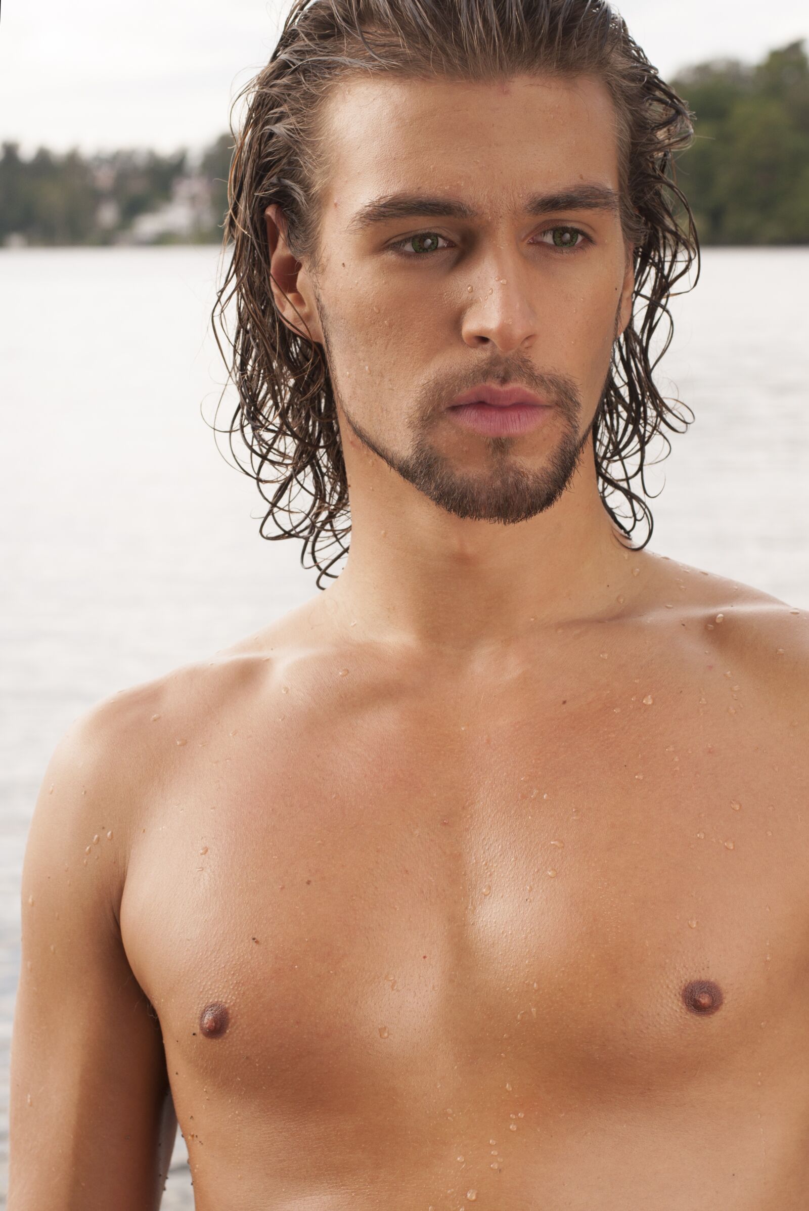 Nikon D5000 sample photo. Fine-looking, shirtless, brawny photography