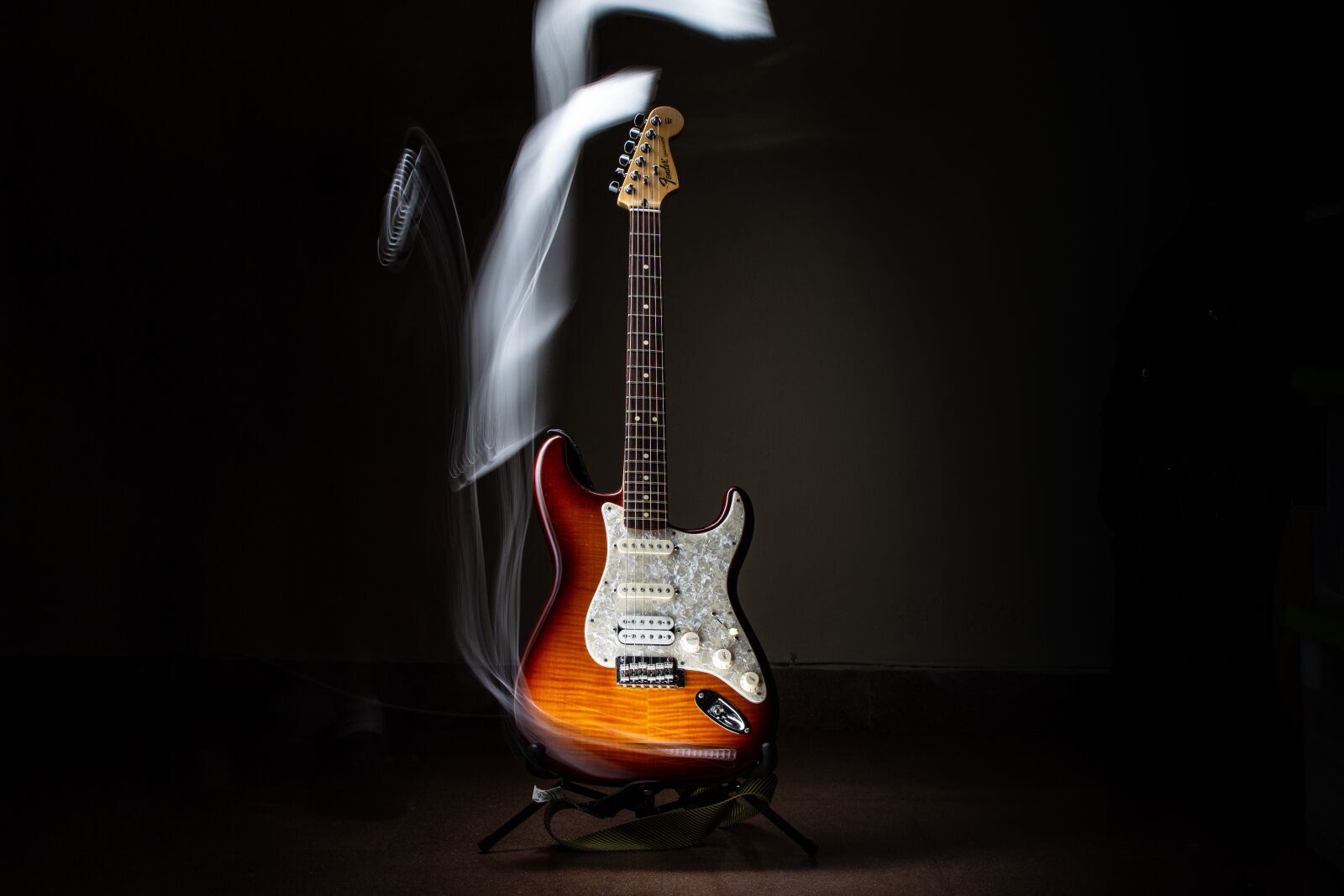 Nikon D3100 sample photo. Guitar, fender, electric photography