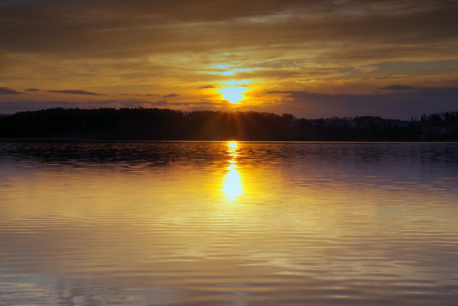 Pentax K-S2 sample photo. Sunset, water, lake photography