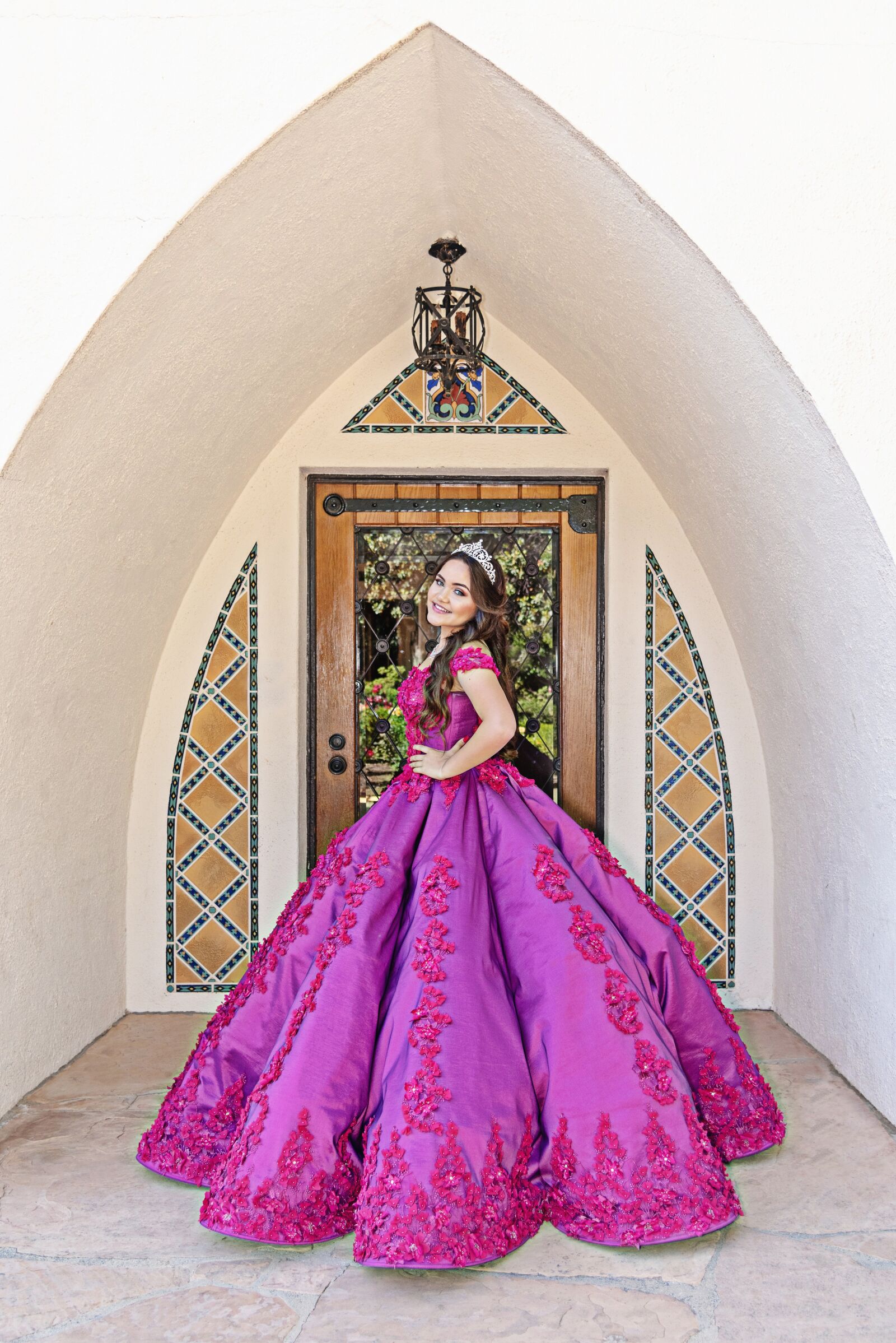 Nikon D750 sample photo. Quinceañera, dress, ranch photography