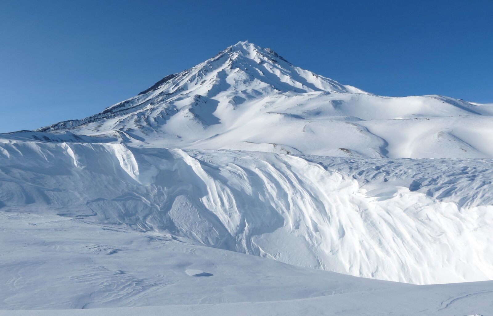 Canon PowerShot SX40 HS sample photo. Koryaksky volcano, kamchatka, winter photography