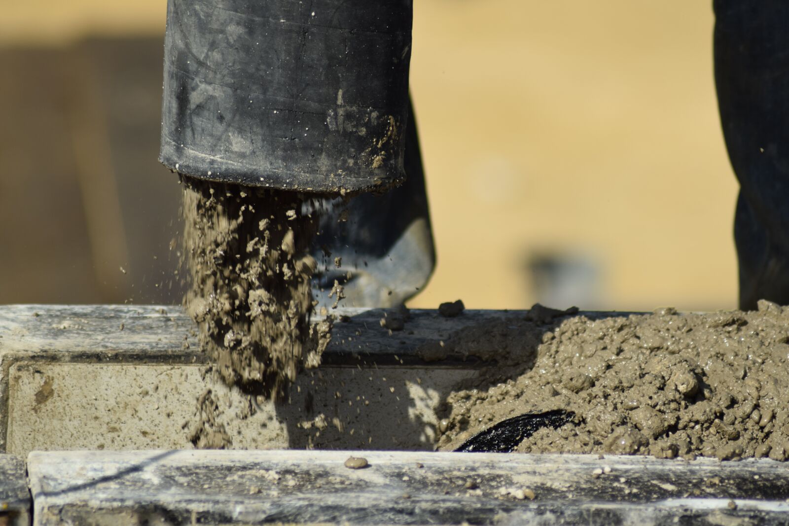 Nikon D5300 sample photo. Concrete pump, concrete, concrete photography