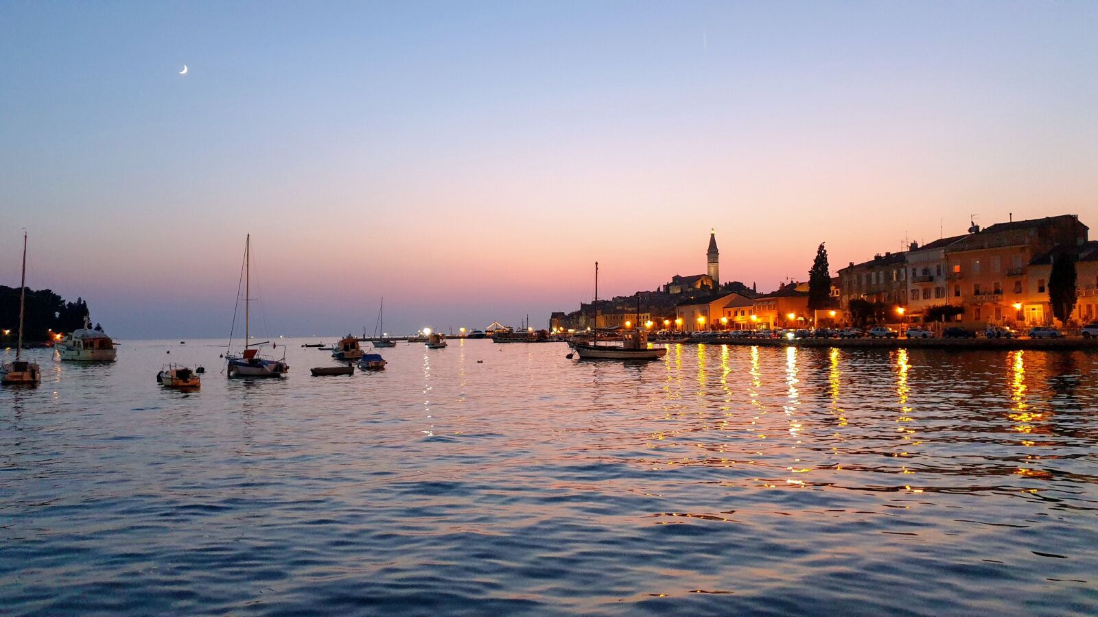 Samsung Galaxy S9+ sample photo. Rovinj, evening, sunset photography