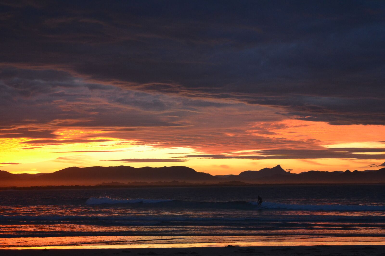 Nikon D3100 sample photo. Sunset, byron bay, hinterland photography