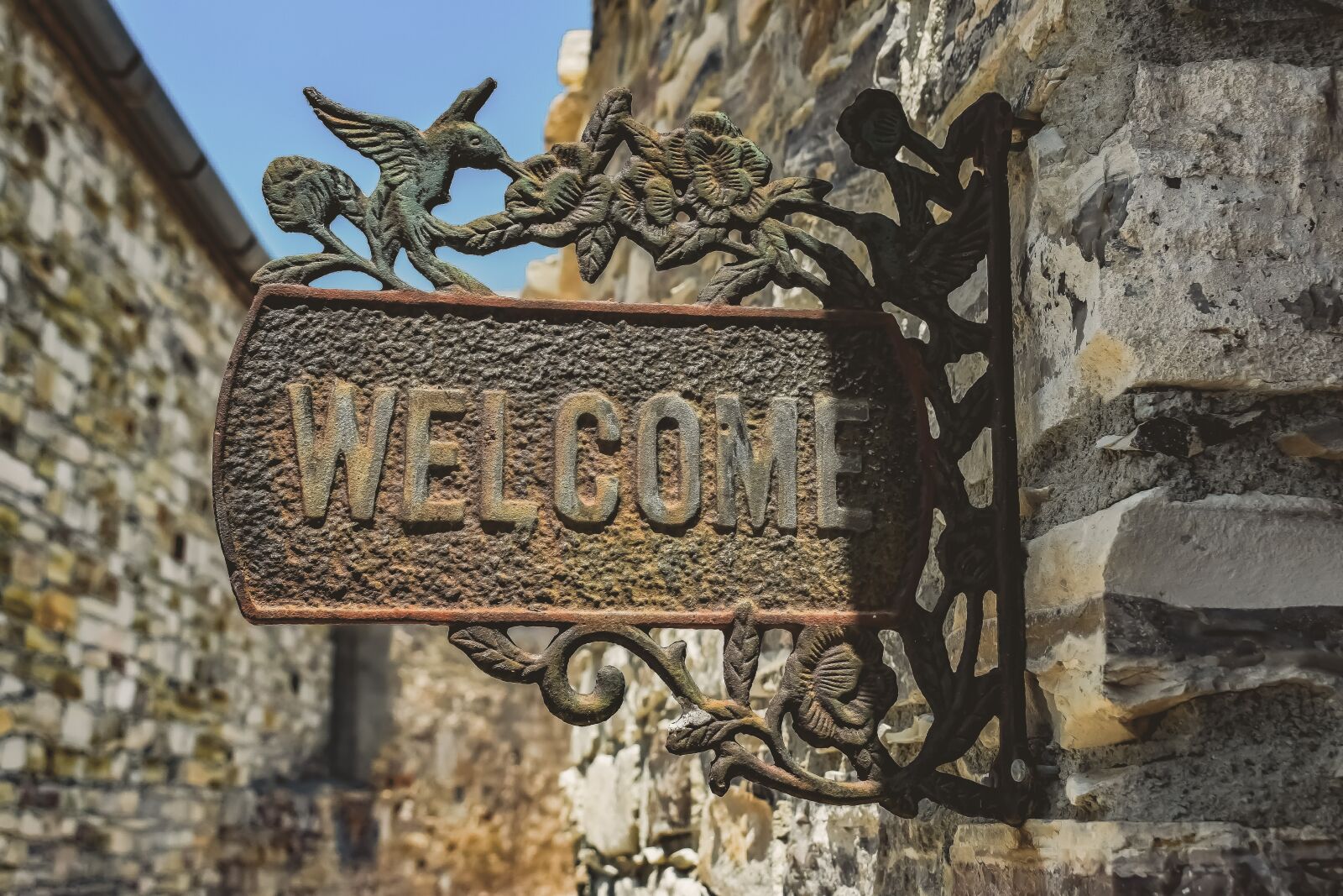 Nikon D3300 sample photo. Welcome, sign, greeting photography