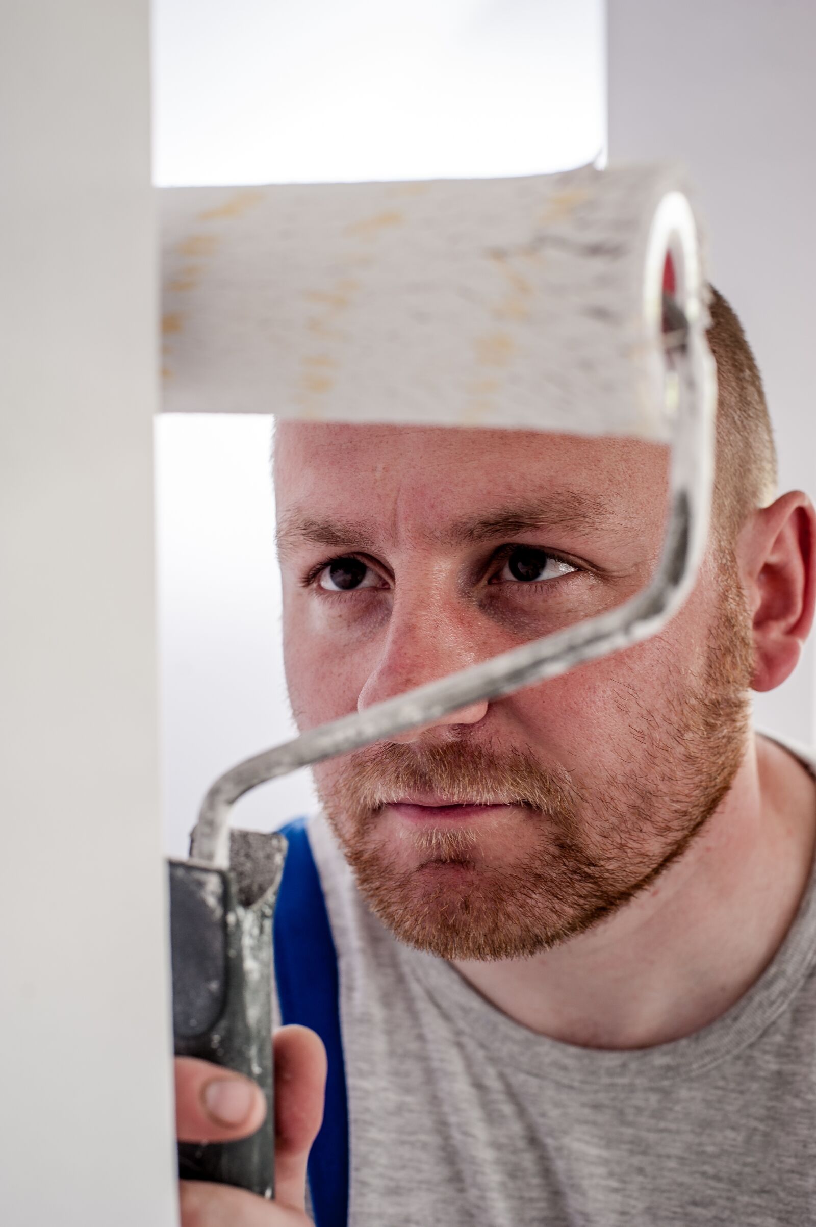 Nikon D700 sample photo. Painter, painting, employee photography
