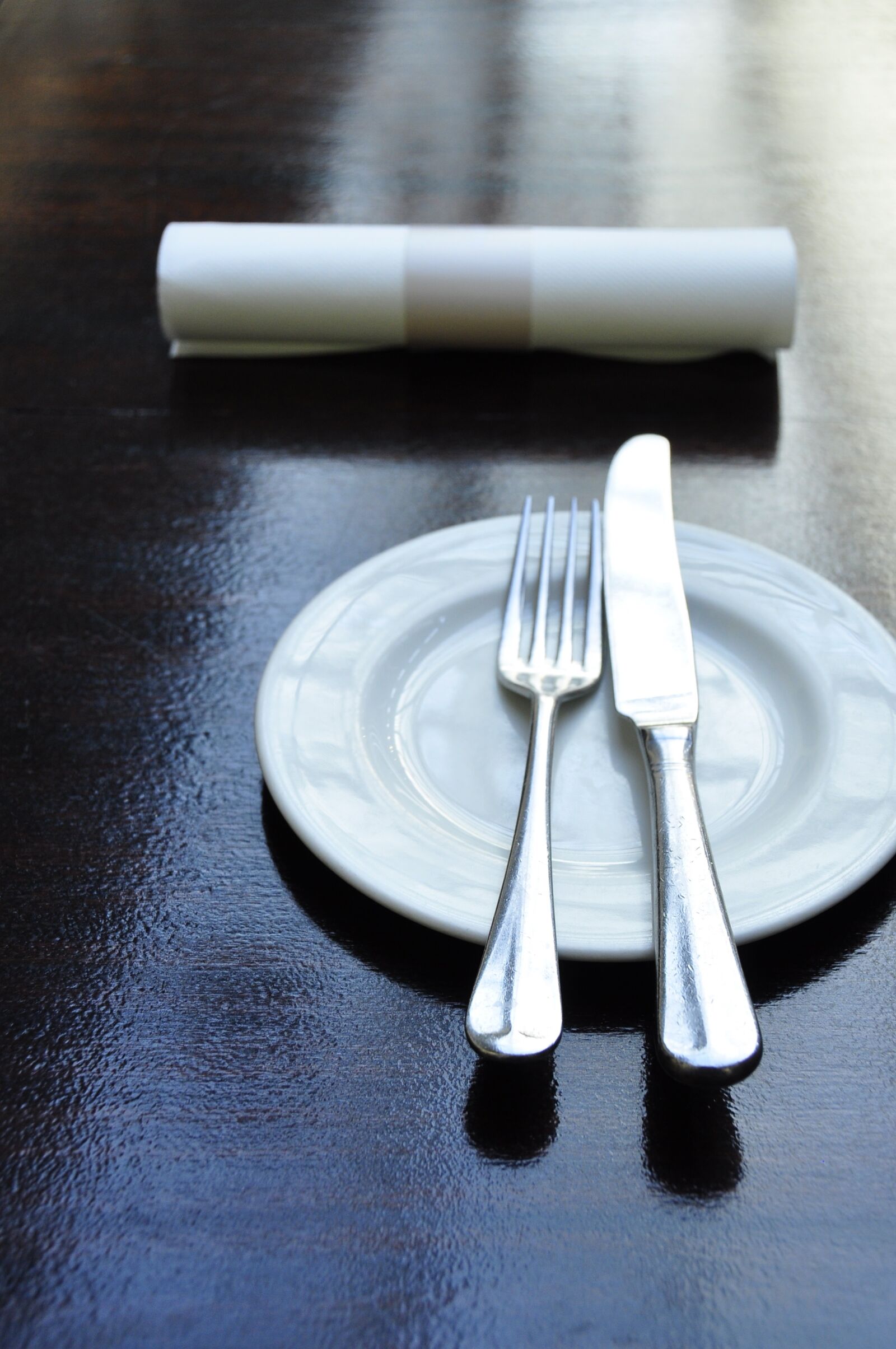 Nikon D90 sample photo. Fork, knife, knife and photography