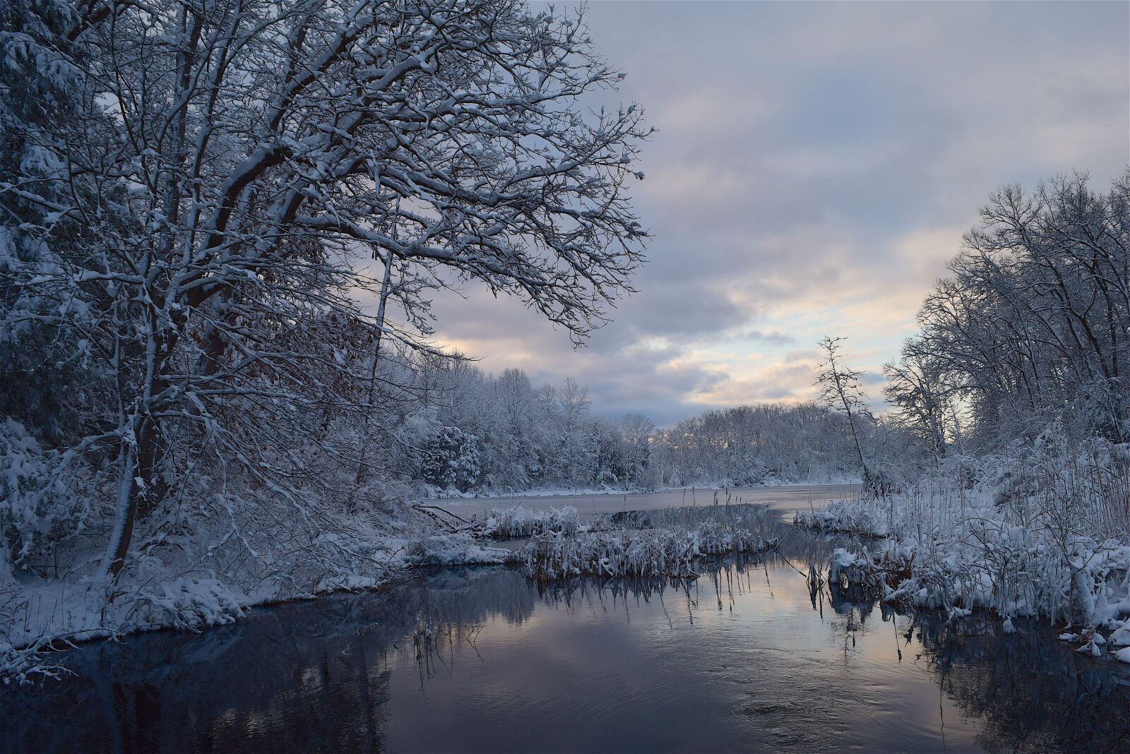 Nikon D3300 sample photo. Landscape, snow, water photography