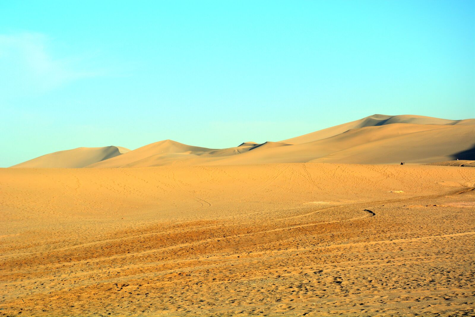 Nikon D5200 sample photo. The scenery, desert, mingsha photography